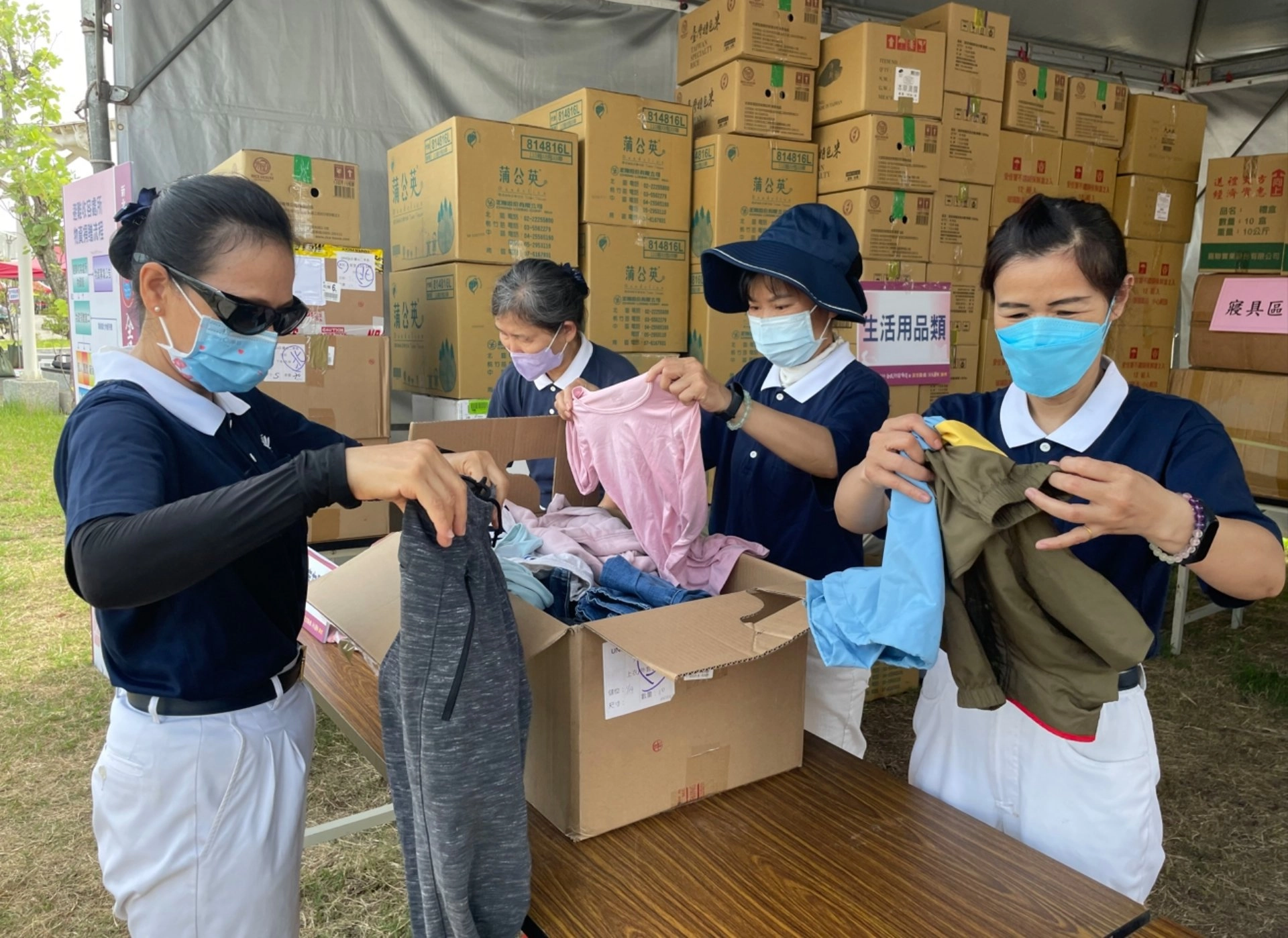 新北市政府規劃在泰山捷運公園舉辦「民安八號演習」，今年是新莊、泰山區慈濟志工首度參與。