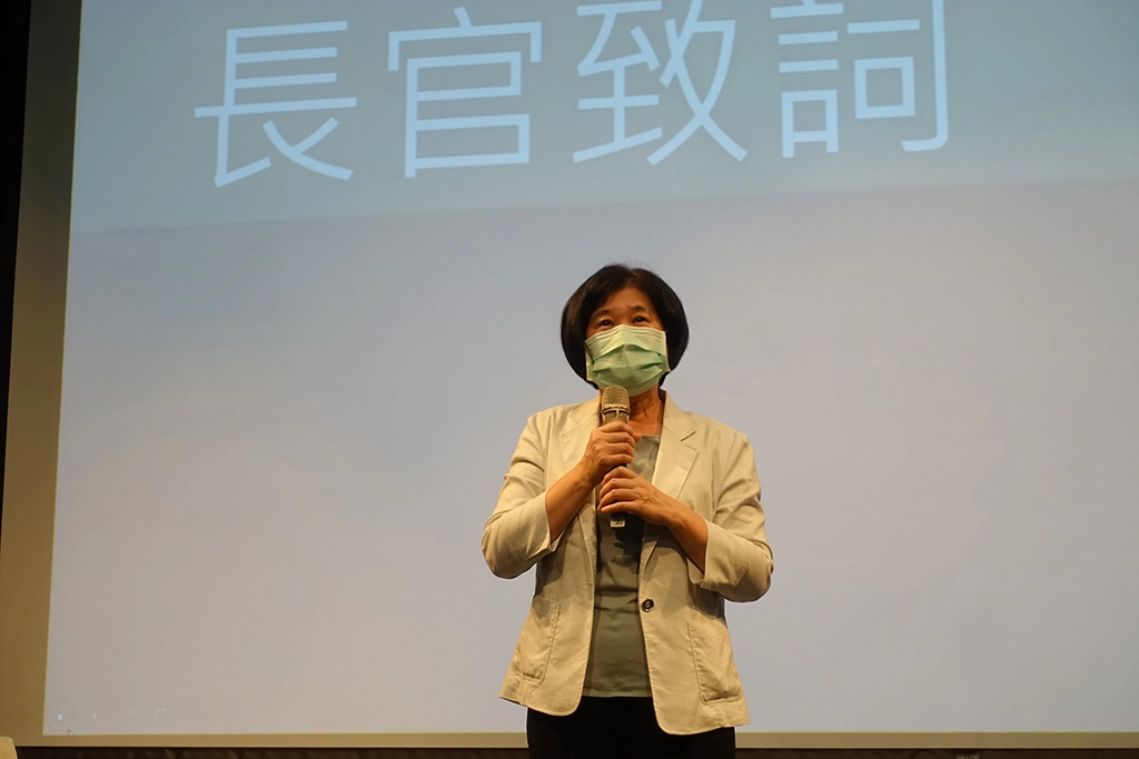 永康奇美醫院陳綉琴副院長提倡失智友善社區。