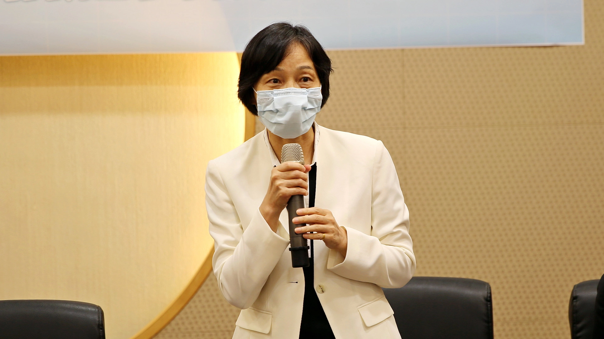 向榮生技董事長蔡意文期望透過和花蓮慈濟醫學中心合作，造福更多眼科患者，為患者多留一天的光明。