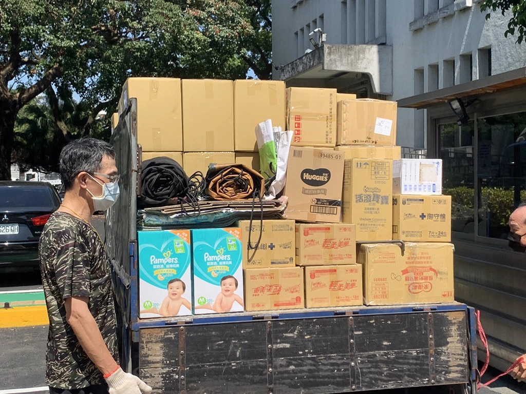 彰化三校聯合物資。