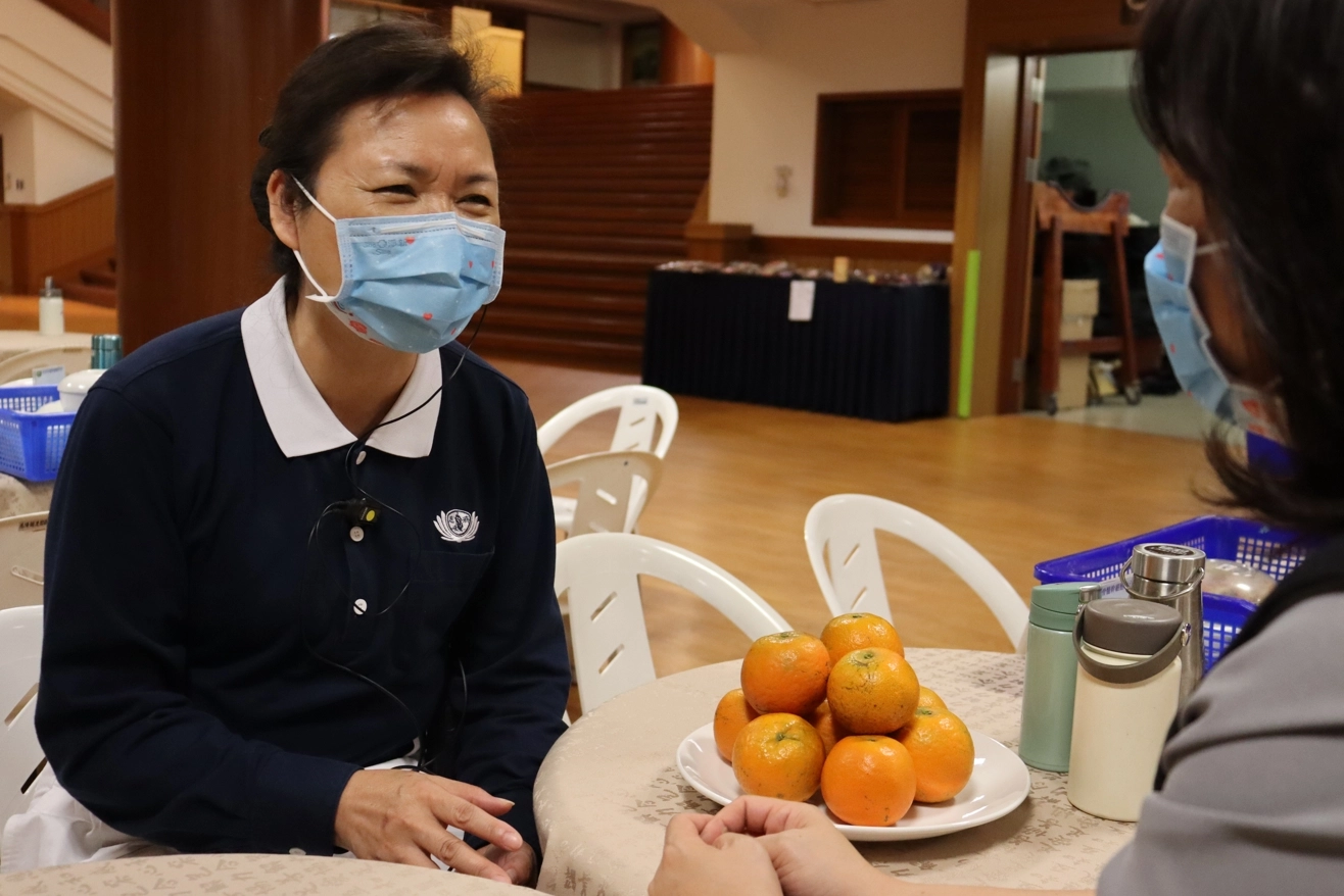 新北市蘆洲區資深慈濟志工王玉春，同時也是慈濟骨髓造血幹細胞關懷小組資深人員。