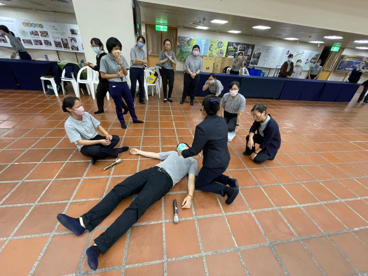 培訓南部防災士集結從雲林以南延伸至屏東，五個縣市共三十四位社工及六位各處室的慈濟同仁，共計四十位學員進行防災士培訓。