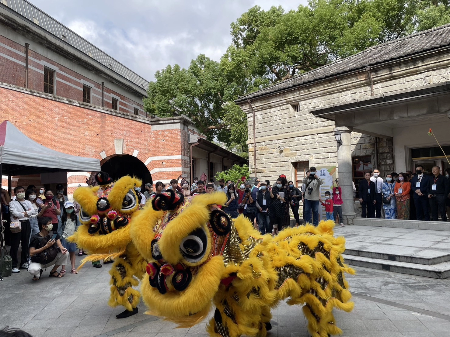 馬來西亞文化日 Hari Budaya Malaysia在臺灣博物館南門館舉行，並有舞獅表演。
