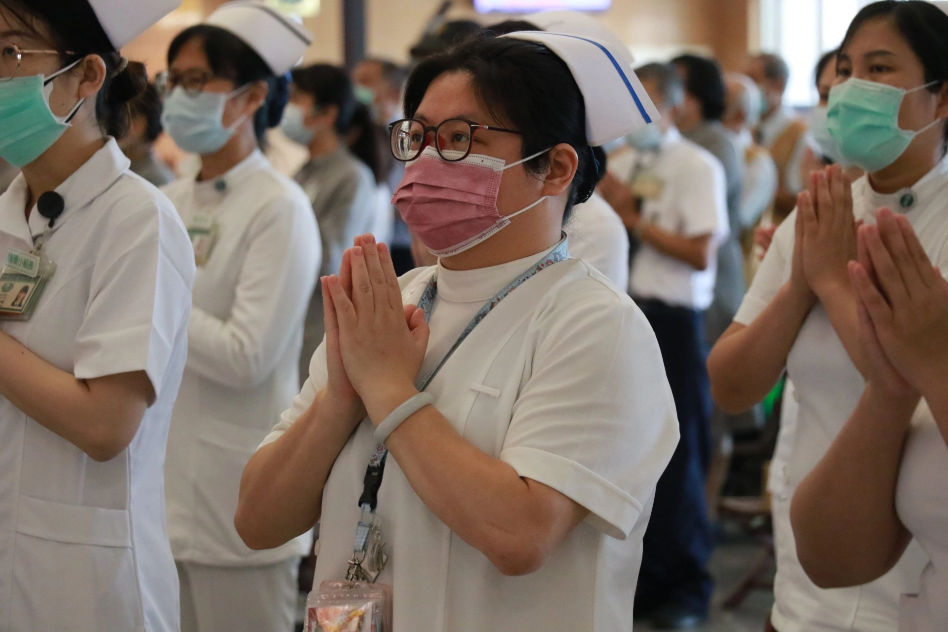 第一加護病房護理長劉菀倩經歷過九二一地震，更能感同身受災民的心情。