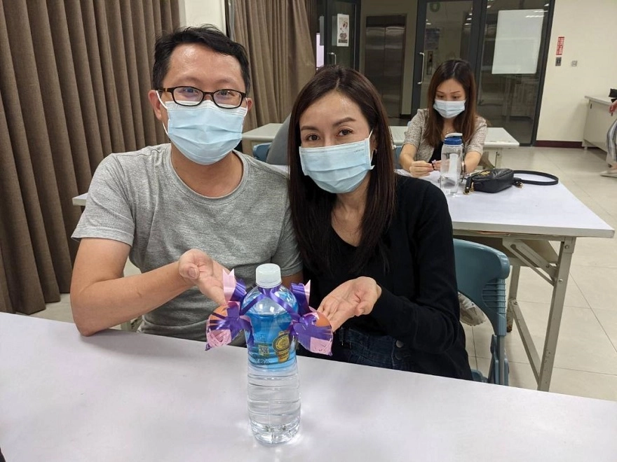 學員ketupat祝福袋DIY成果照。