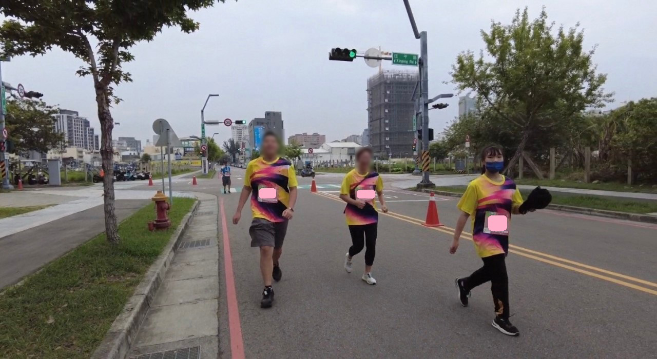 此次路跑活動,也有手足一起陪伴喔!