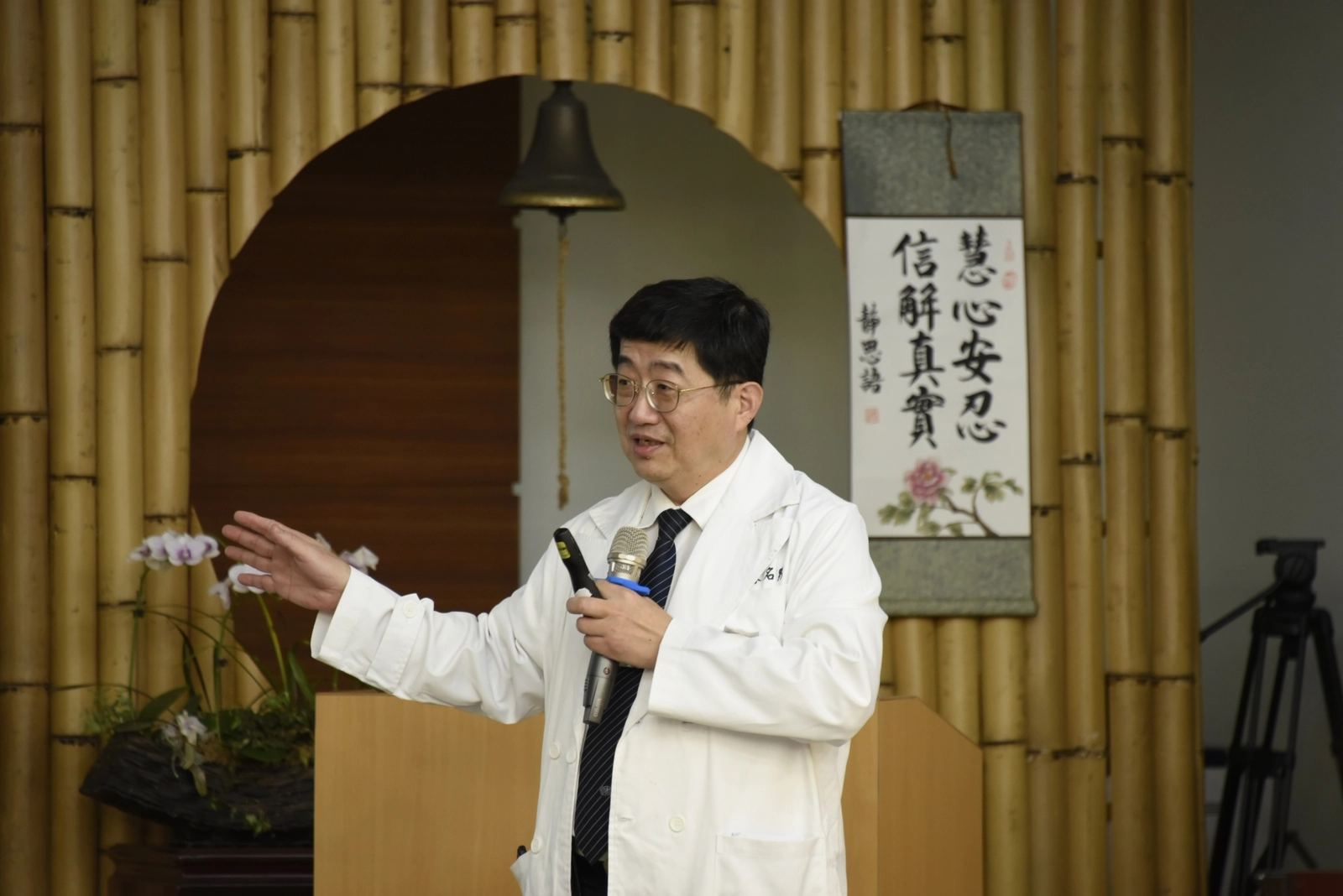 大林慈濟醫院林名男副院長期待透過合作，減緩氣候變遷問題。