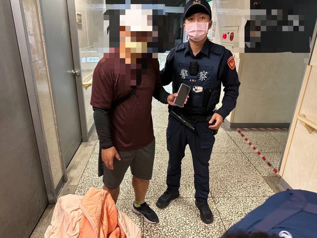 遺失手機婦人身體不適，請家人代為前往尋找。