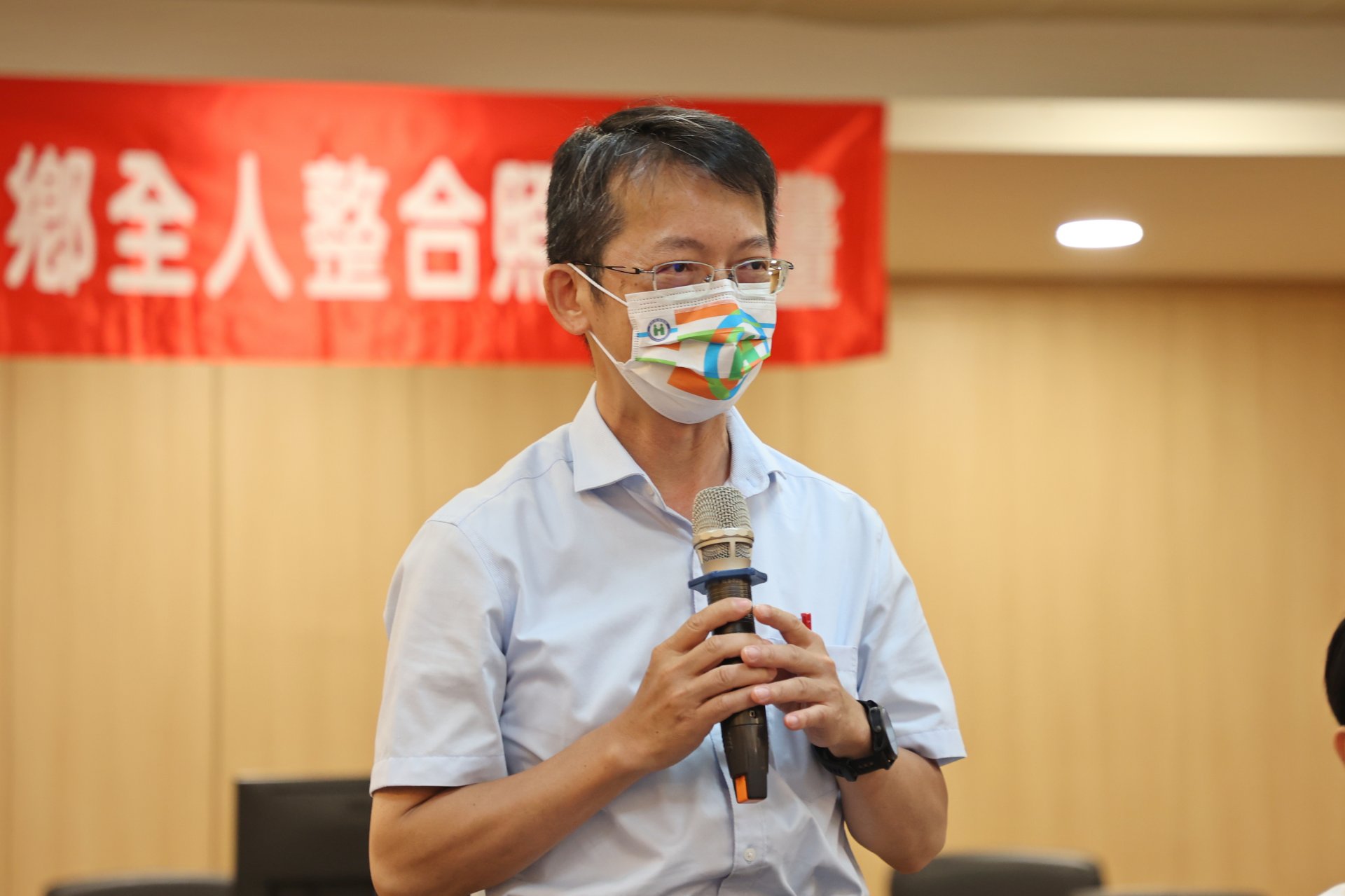 健保署東區業務組組長黃兆杰感恩花蓮慈院與花東地區醫療院所的努力,期望未來合作能更加緊密,創造共好環境。