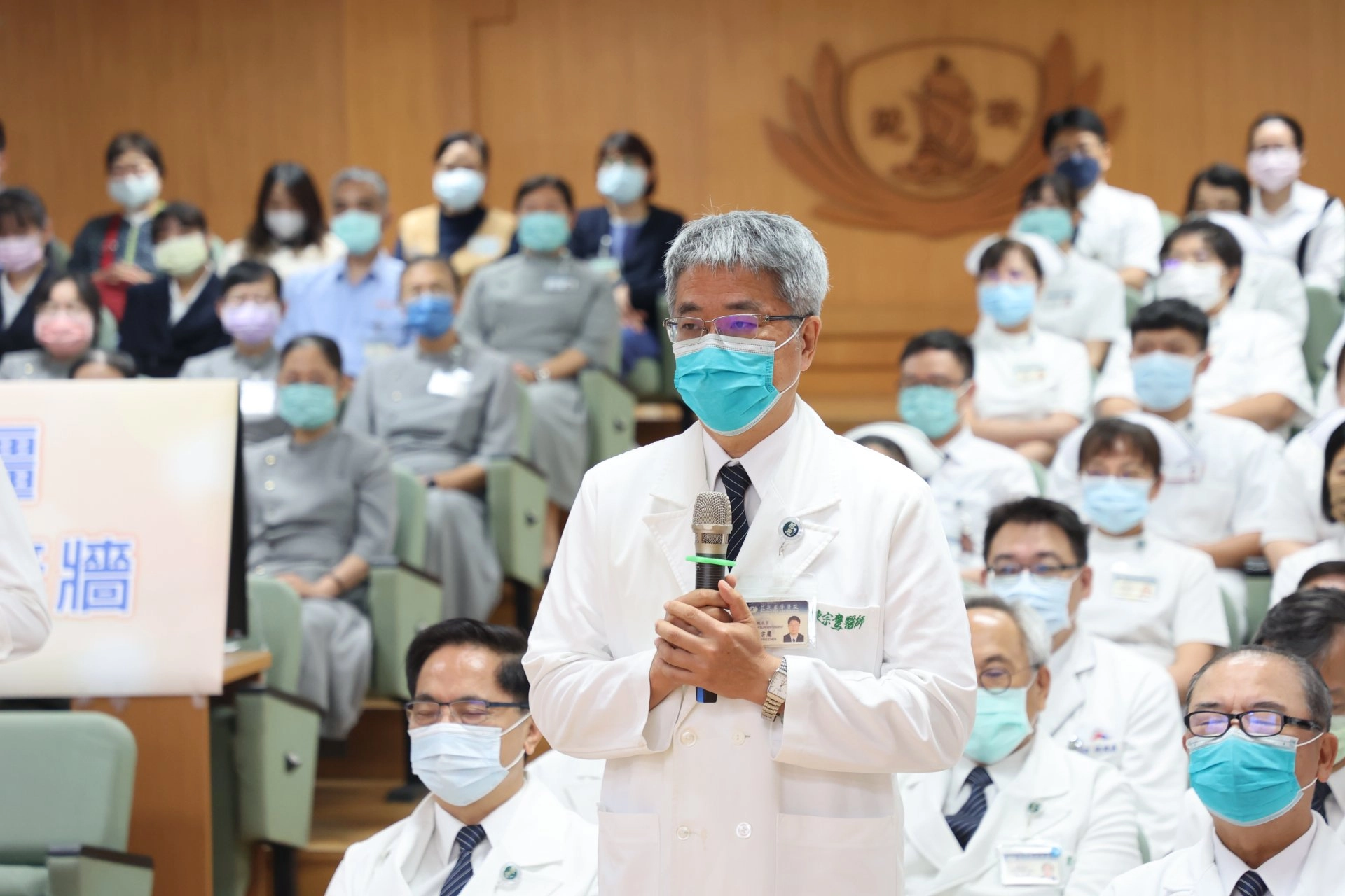 副院長陳宗鷹分享人才培育兼衣缽傳承的故事。