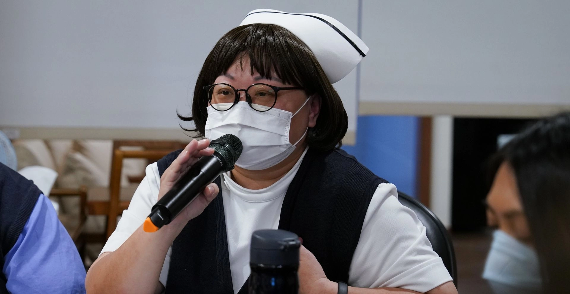 心蓮病房護理長江青純說，看到七家機構不管人員訓練、機制建立，都很努力學習，看了也都很感動。