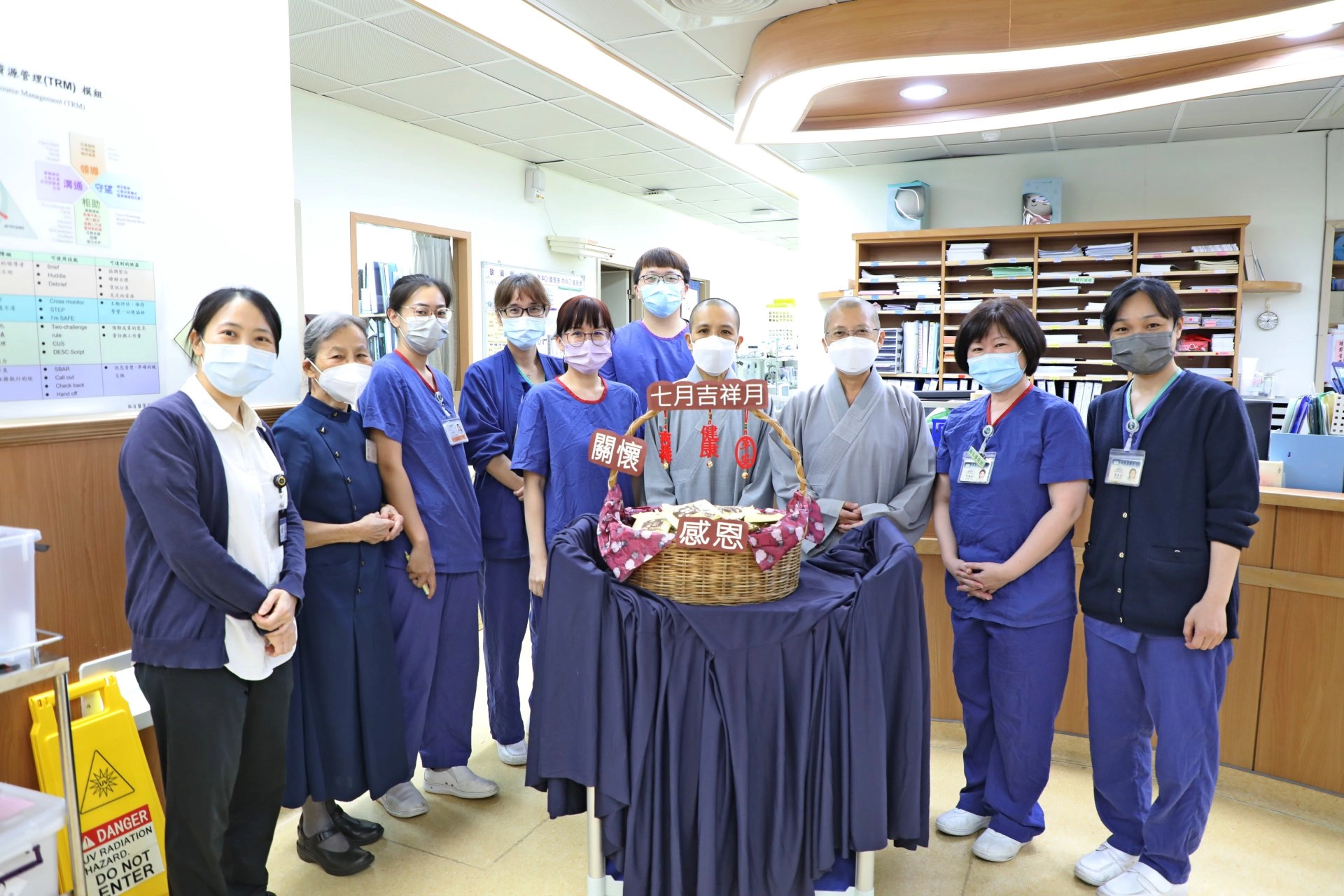花蓮慈院七月吉祥孝親祈福會鼓勵齋戒茹素行善