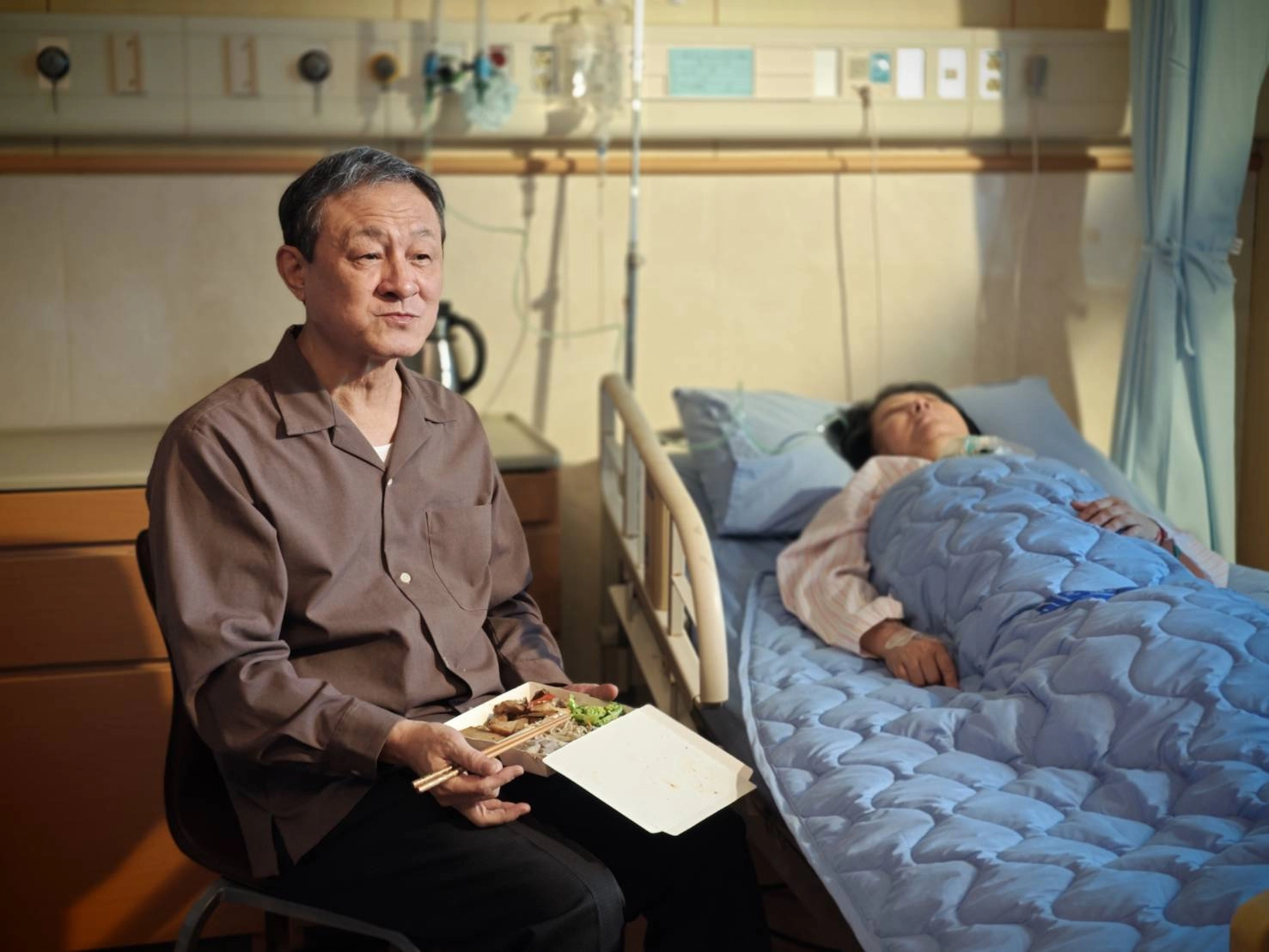 陳慕義在醫院拍攝《你好，我是誰2》