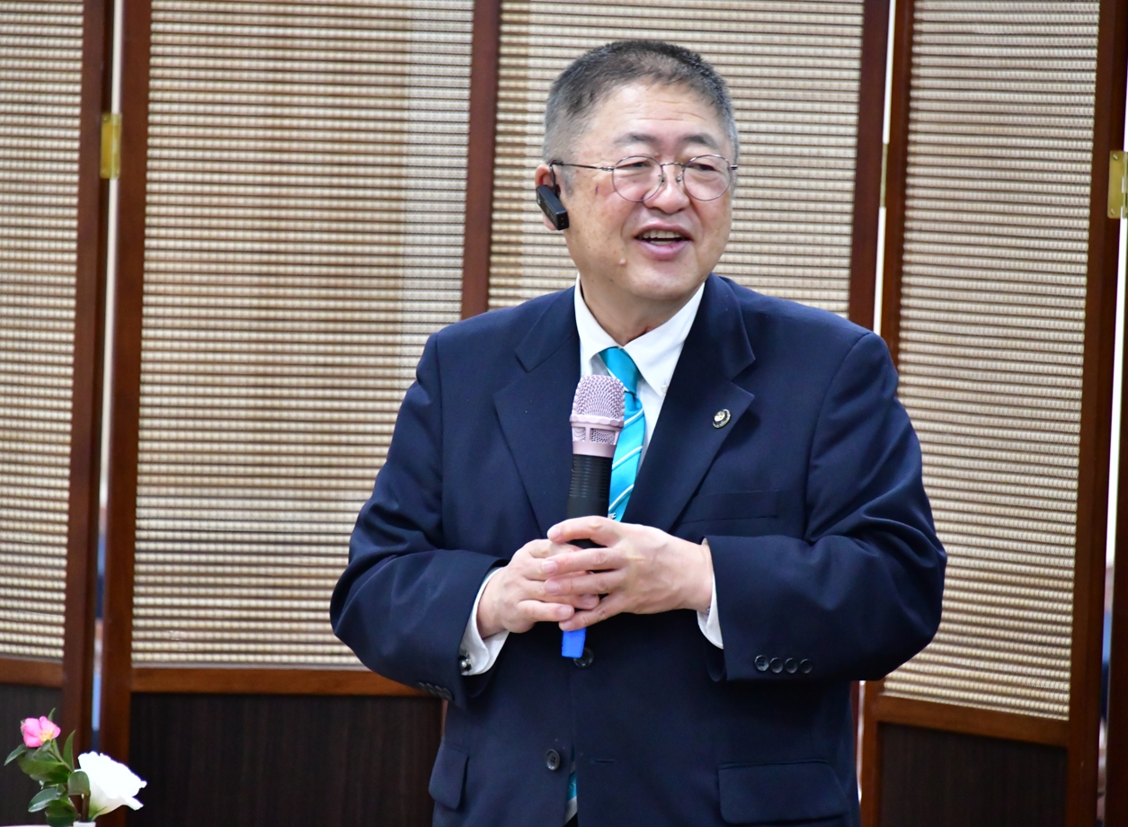 山本正德說,慈濟人教導他一件非常重要的事,就是不論有災難、戰爭的地方,慈濟人總是以互助的精神無私行善,這是慈濟人帶給他最大的領悟。