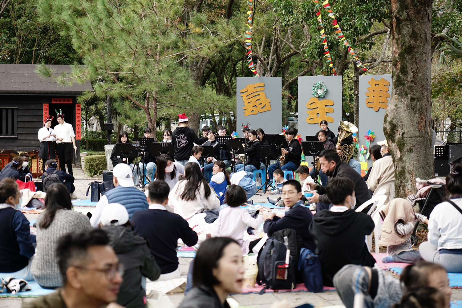 慈濟基金會12月24日在花蓮靜思堂、慈濟大學舉辦「歲末祝福暨蔬食嘉年華」活動。(圖為慈濟基金會提供)