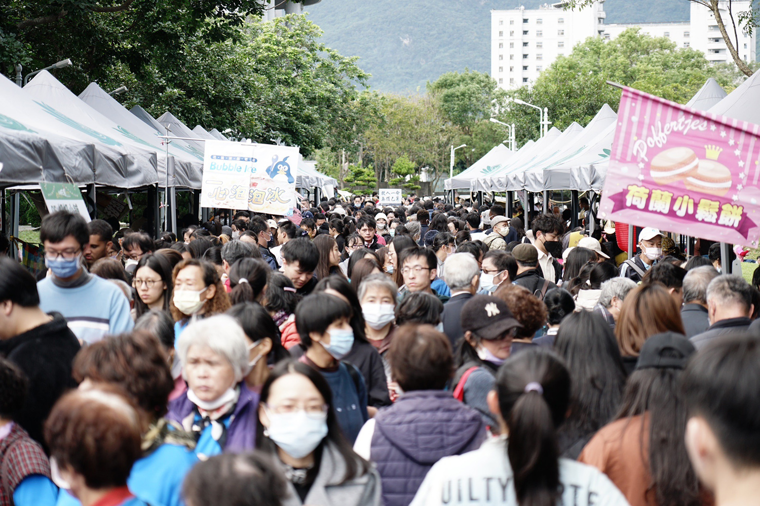 慈濟基金會12月24日在花蓮靜思堂、慈濟大學舉辦「歲末祝福暨蔬食嘉年華」活動。(圖為慈濟基金會提供)