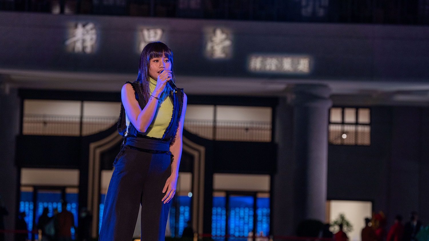 歌手吳汶芳演唱多首溫暖歌曲獻給第二屆關渡人文藝術週觀眾。