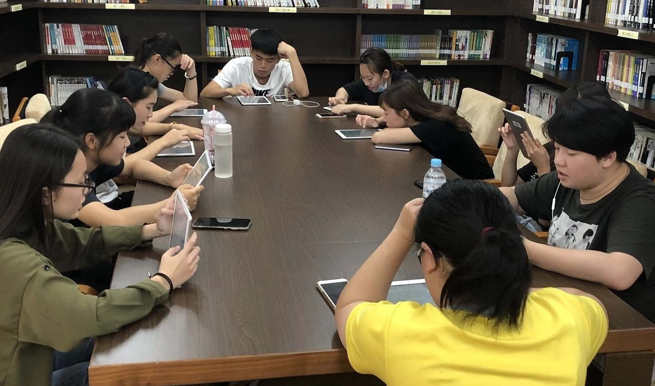 學生使用因材網
