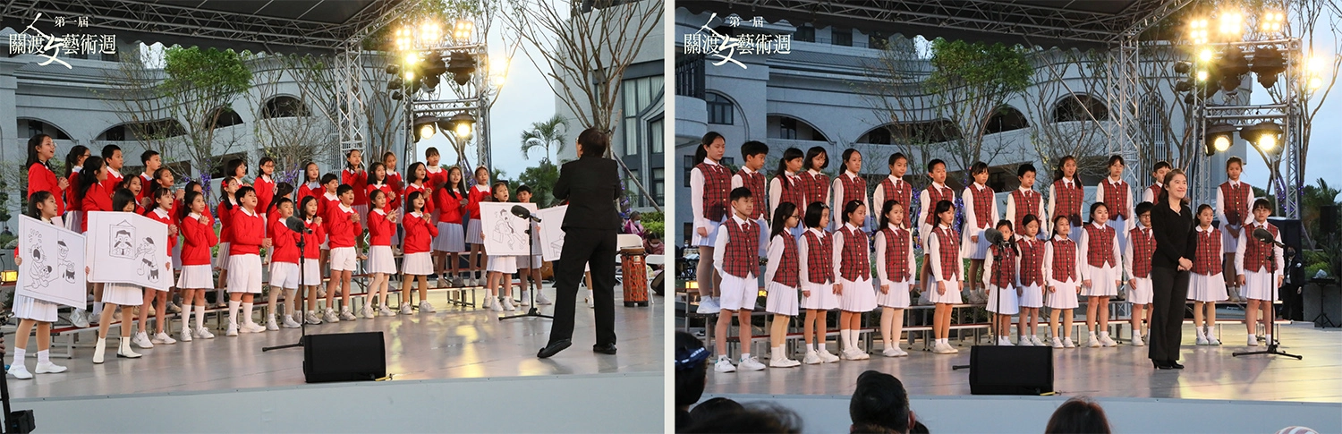 台北愛樂兒童合唱團 表演C班。／台北愛樂兒童合唱團 表演B班。