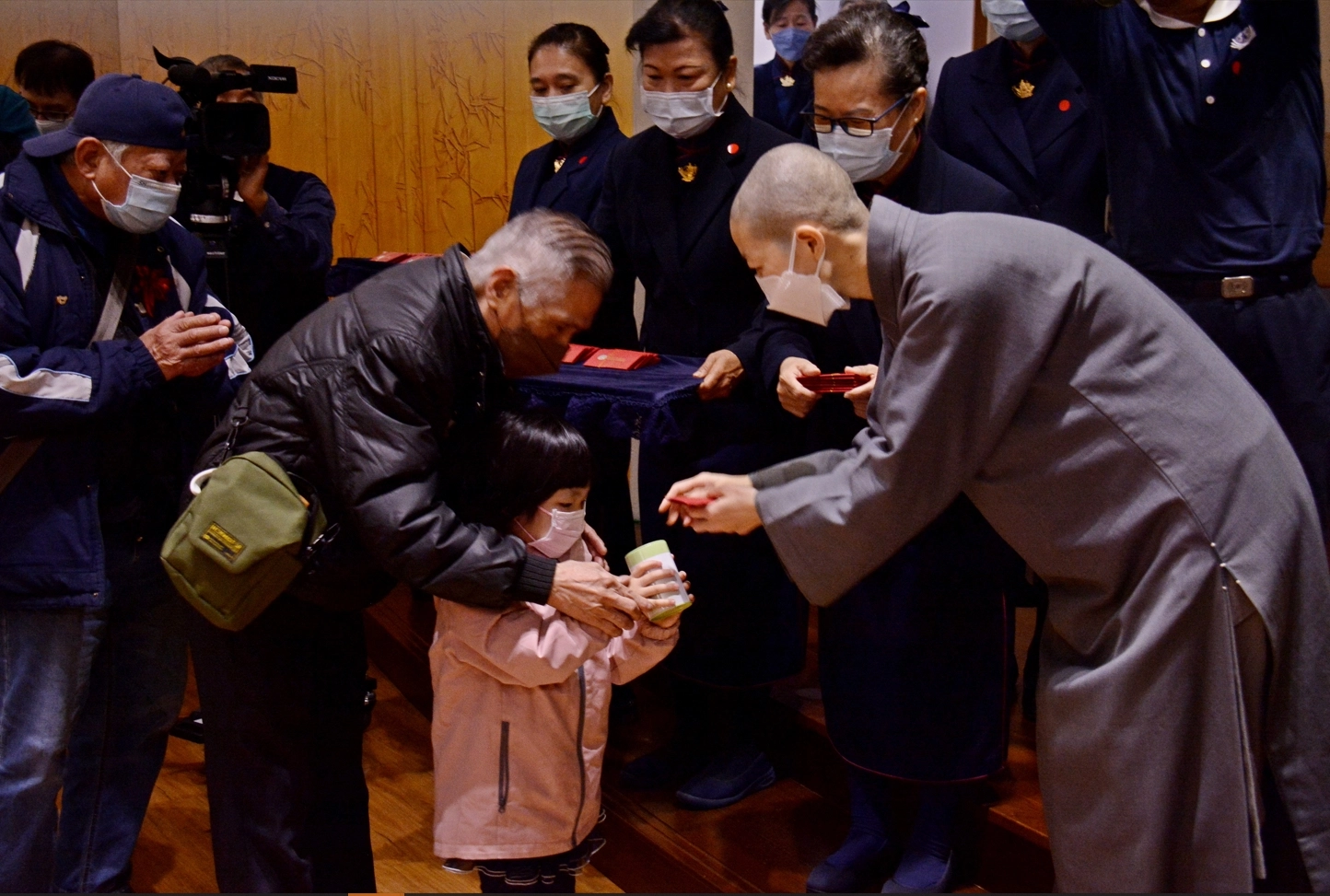 慈濟中山八德共修處舉辦歲末祝福感恩會。