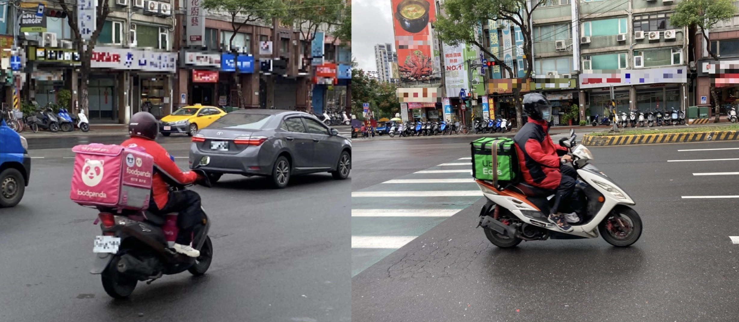 宣布停止上班，平台應立即停止外送。