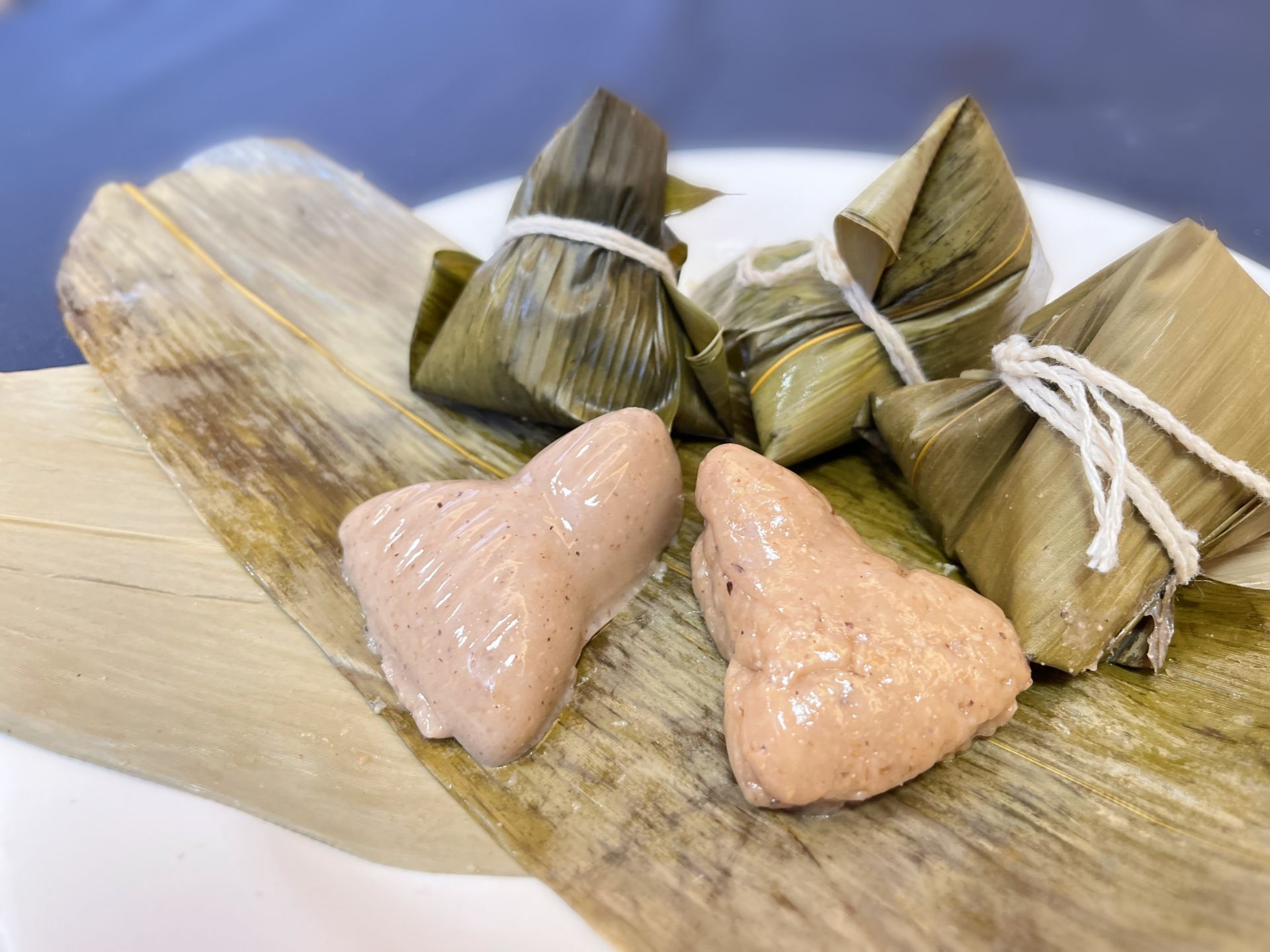 完成後的養生好吞粽，令人垂涎欲滴食指也想大動。