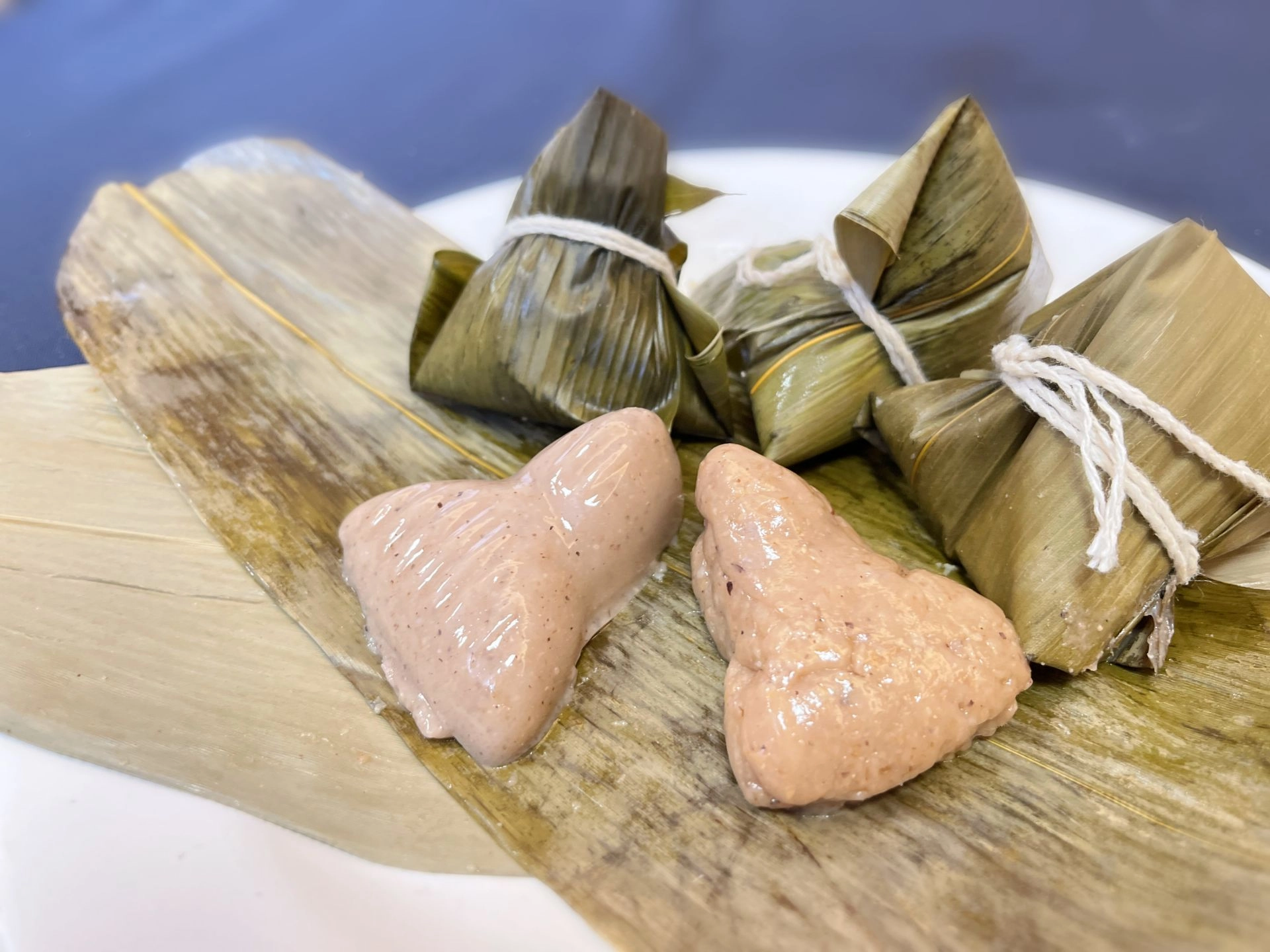 完成後的養生好吞粽，令人垂涎欲滴食指也想大動。