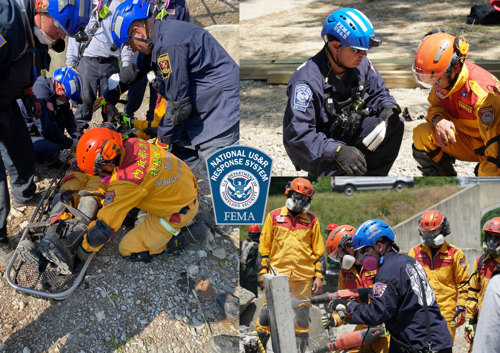 參與印第安防救災演練與 FEMA US_R IN-TF1 共同演練