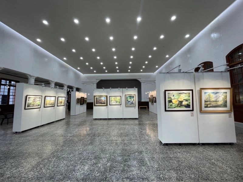 聯展於新竹公會堂內展出