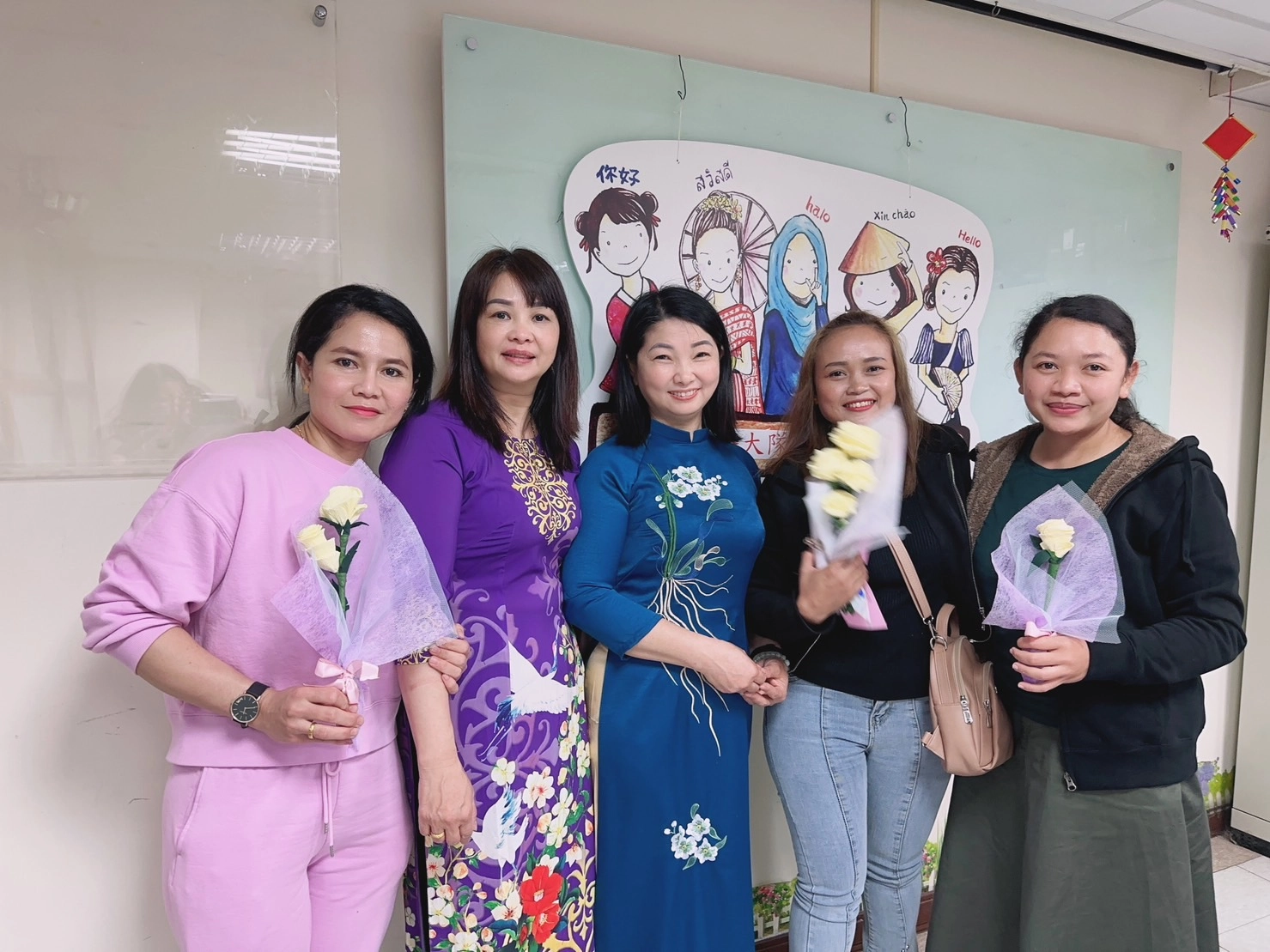 新住民喜迎國際婦女節。