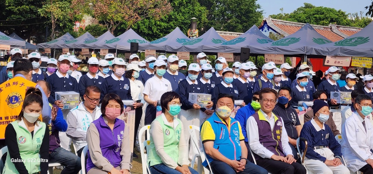 慈濟2023年3月12日在彰化縣員林公園舉辦「馳援土敘震災義賣會」。