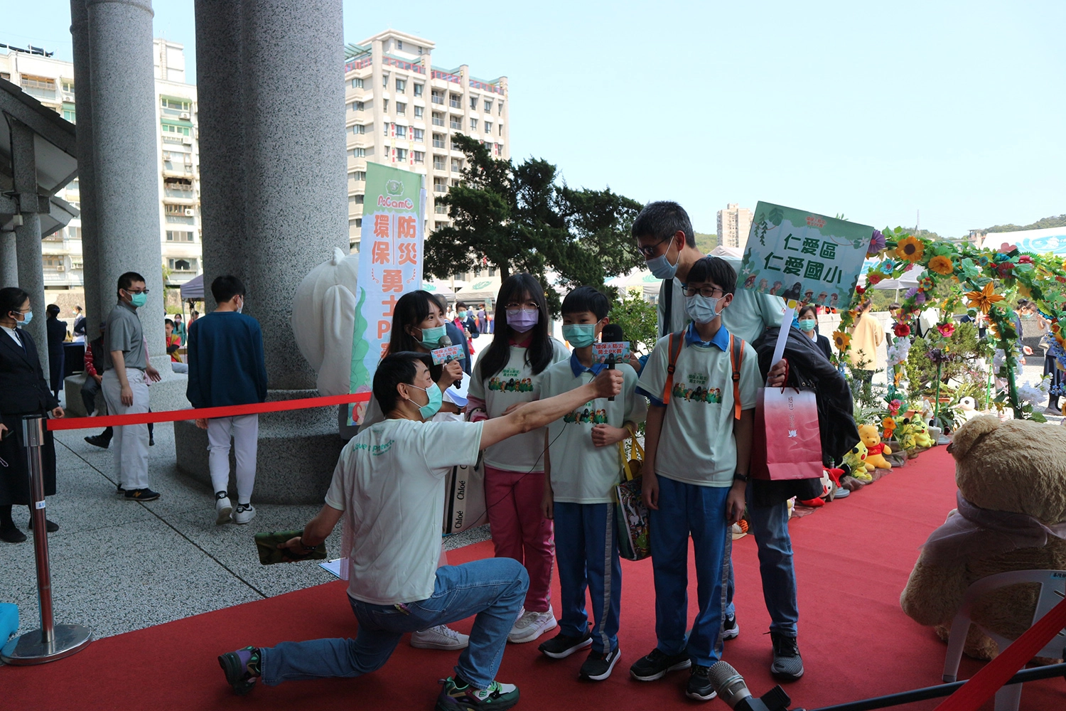 「慈濟 ˙ PaGamO 環保防災勇士 PK 賽」第二屆縣市盃活動基隆場，基隆市41所公立國小、140位同學們齊聚一堂進行競賽。