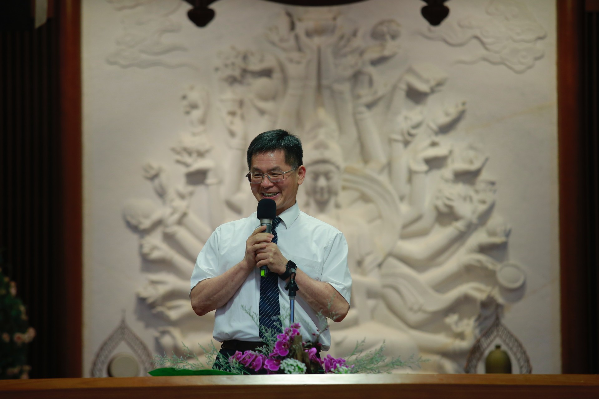 慈濟科技大學校長羅文瑞表示,臨床接觸病患,是磨練、提升的開始。