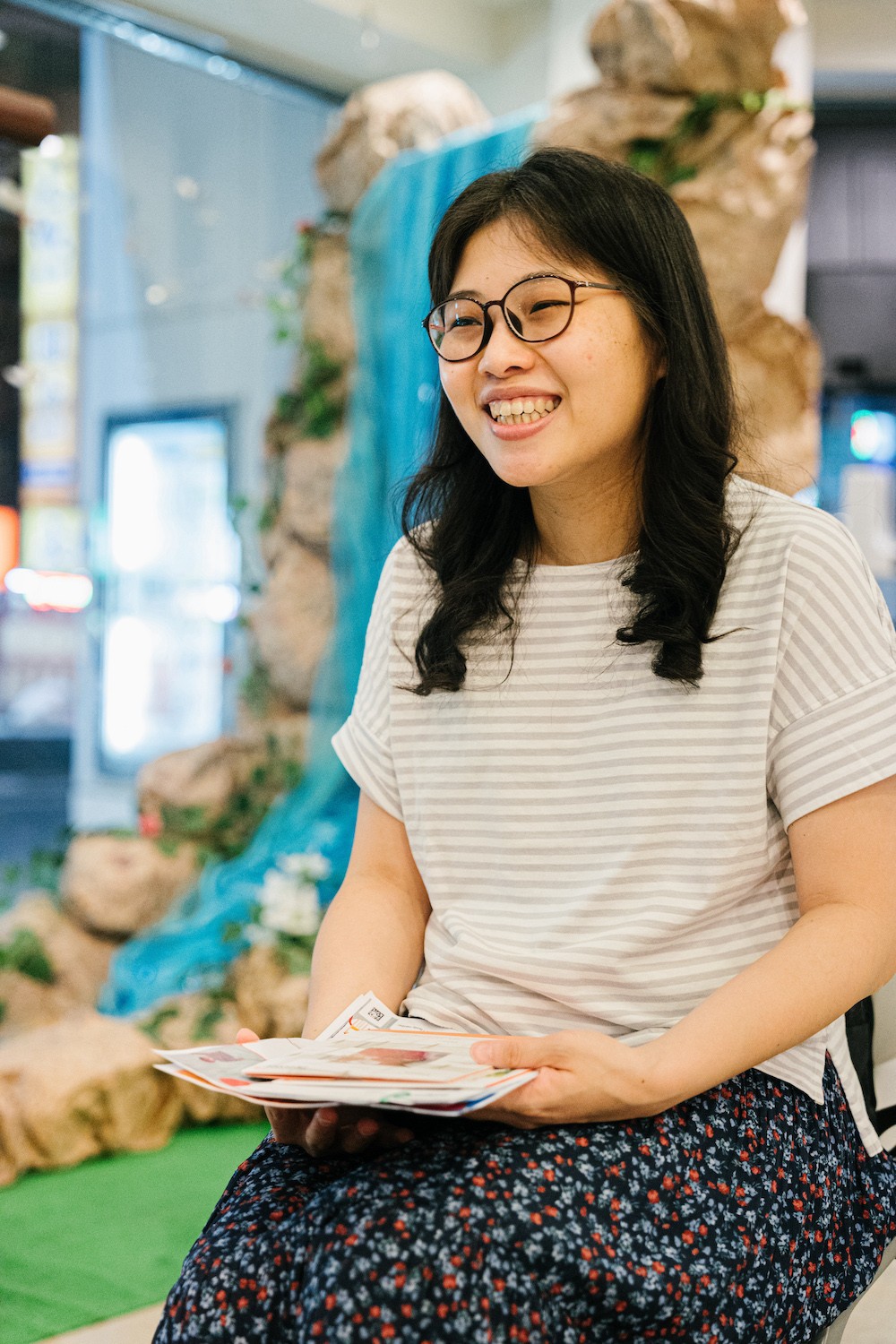 05 沈祐伃資助人說：謝謝展望會持續幫助孩子們，看見孩子露出純真笑容，就能感受這是份美好的責任。