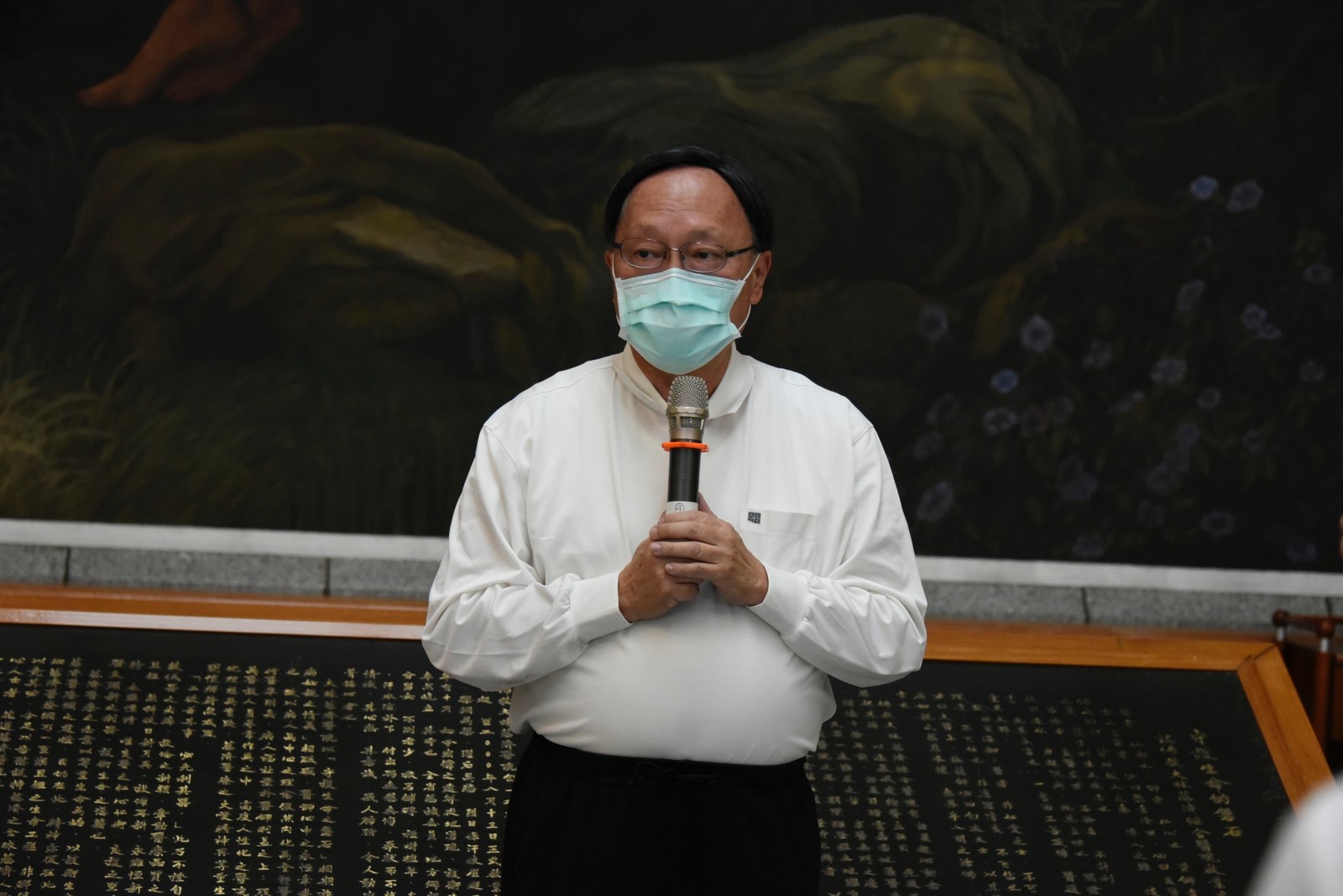 賴寧生院長表示,藉由朝山的過程,深思醫院的使命和目的,朝著上人期許的方向前進