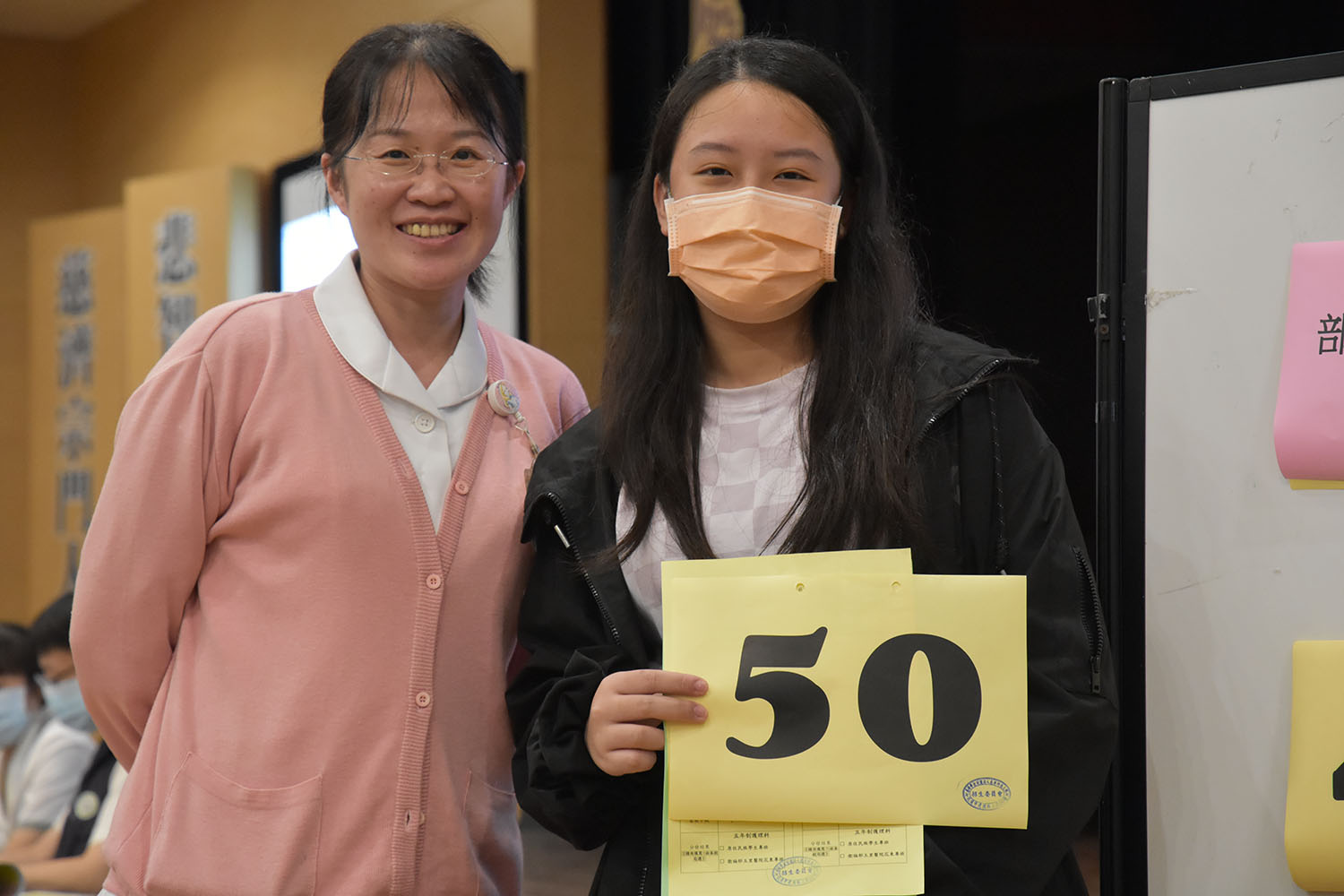 花東專班榜首是花蓮花崗國中應屆畢業生黎祐伶。