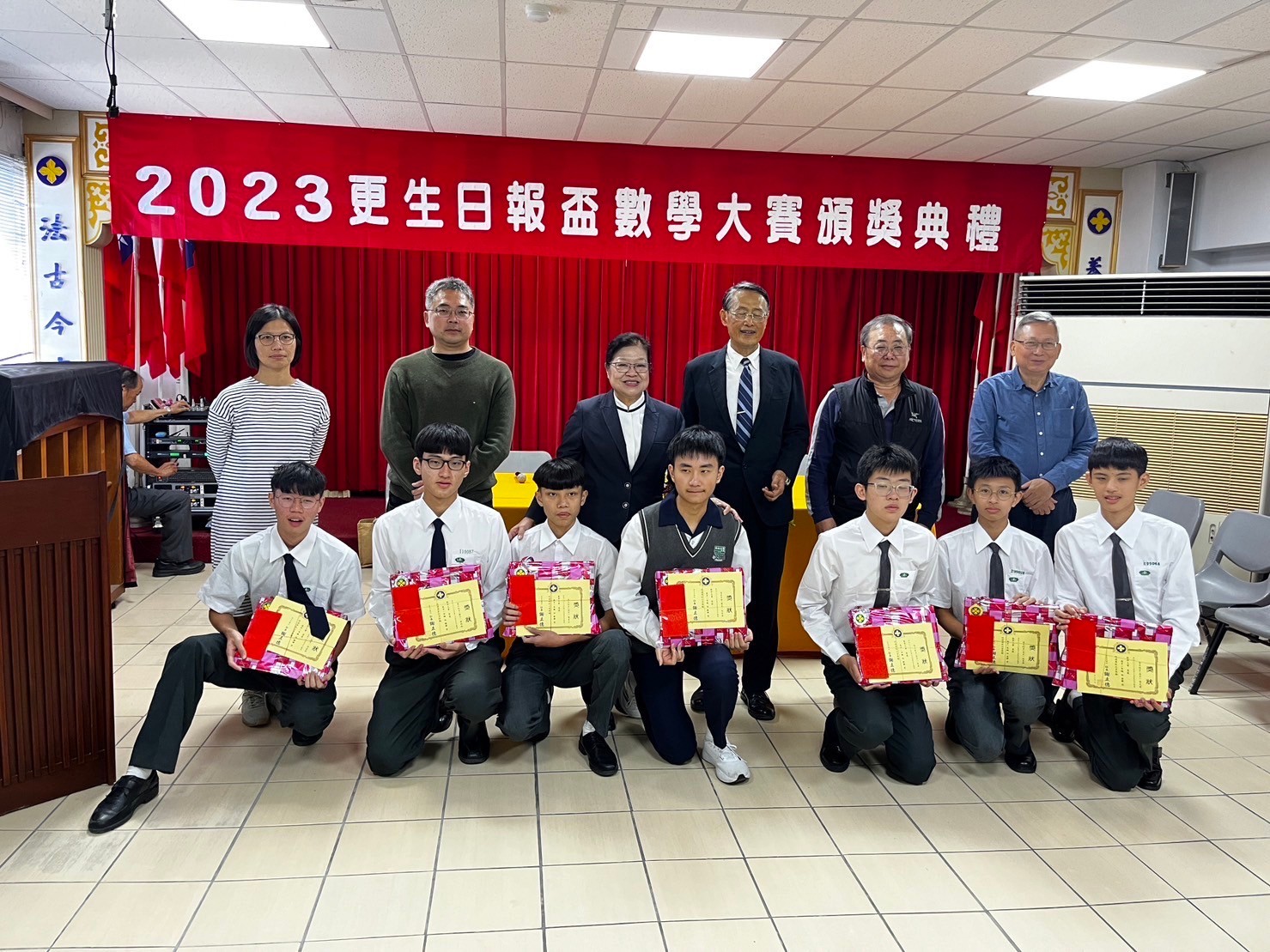 慈中連續多年承辦更生盃數學競賽,支持更生日報長期推動花東數學教育