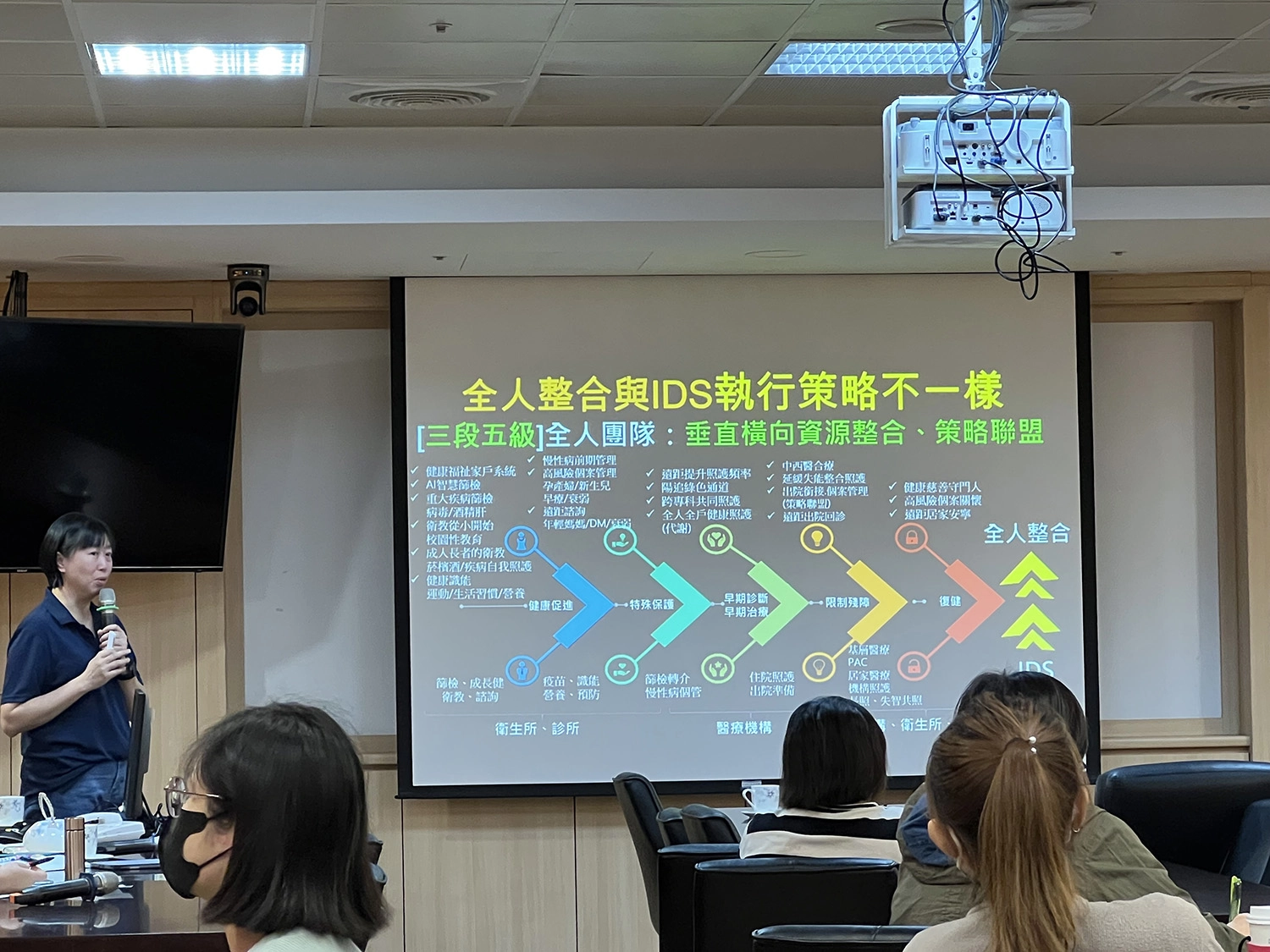 三位講師分享的內容精實，學員勤作筆記，或以手機拍下簡報內容。