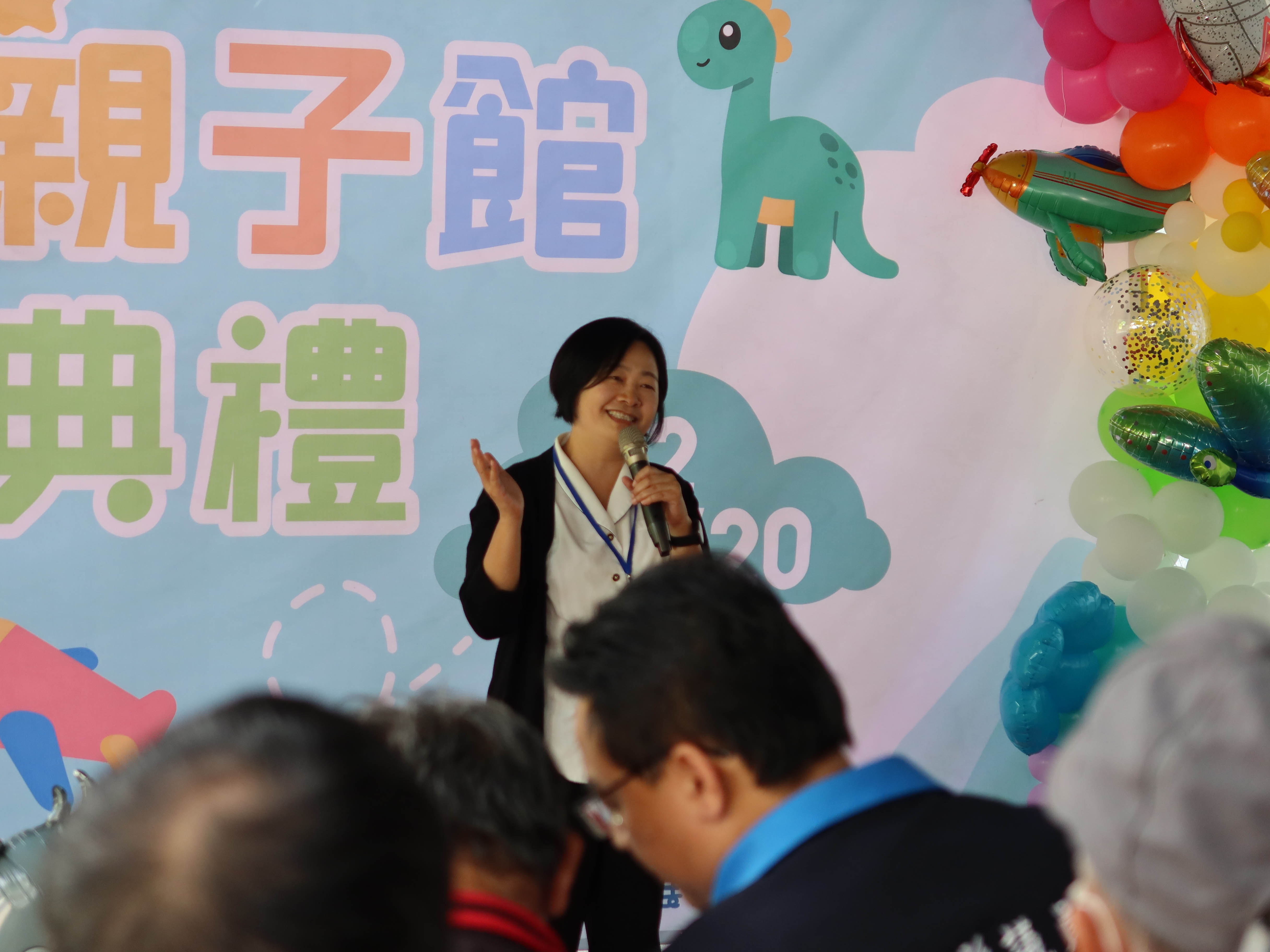 兒家系主任鄭雅莉表示,未來也會帶著學生到光復親子館進行活動方案,讓兒家系的同學走入社區、部落,了解不同區域的家長需求。