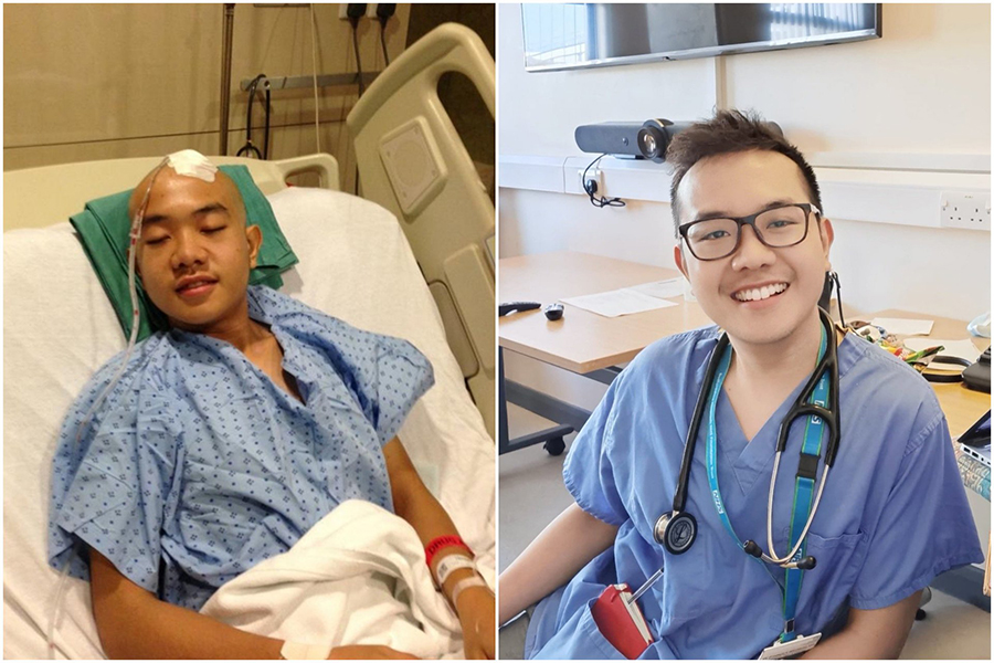 楊時弘3歲即罹患急性淋巴性白血病，10歲接受骨髓移植成功的楊時弘，目前29歲，已是醫學院畢竟兩年的準醫師。
