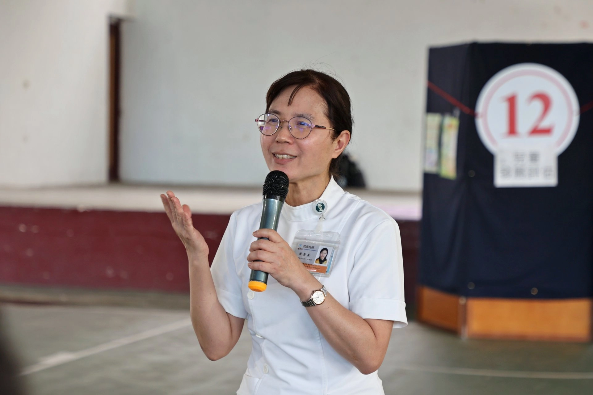花蓮慈院護理部副主任葉秀真表示，以提高健康識能為目的，期望將健康觀念更加深入地帶入民眾的日常生活中。