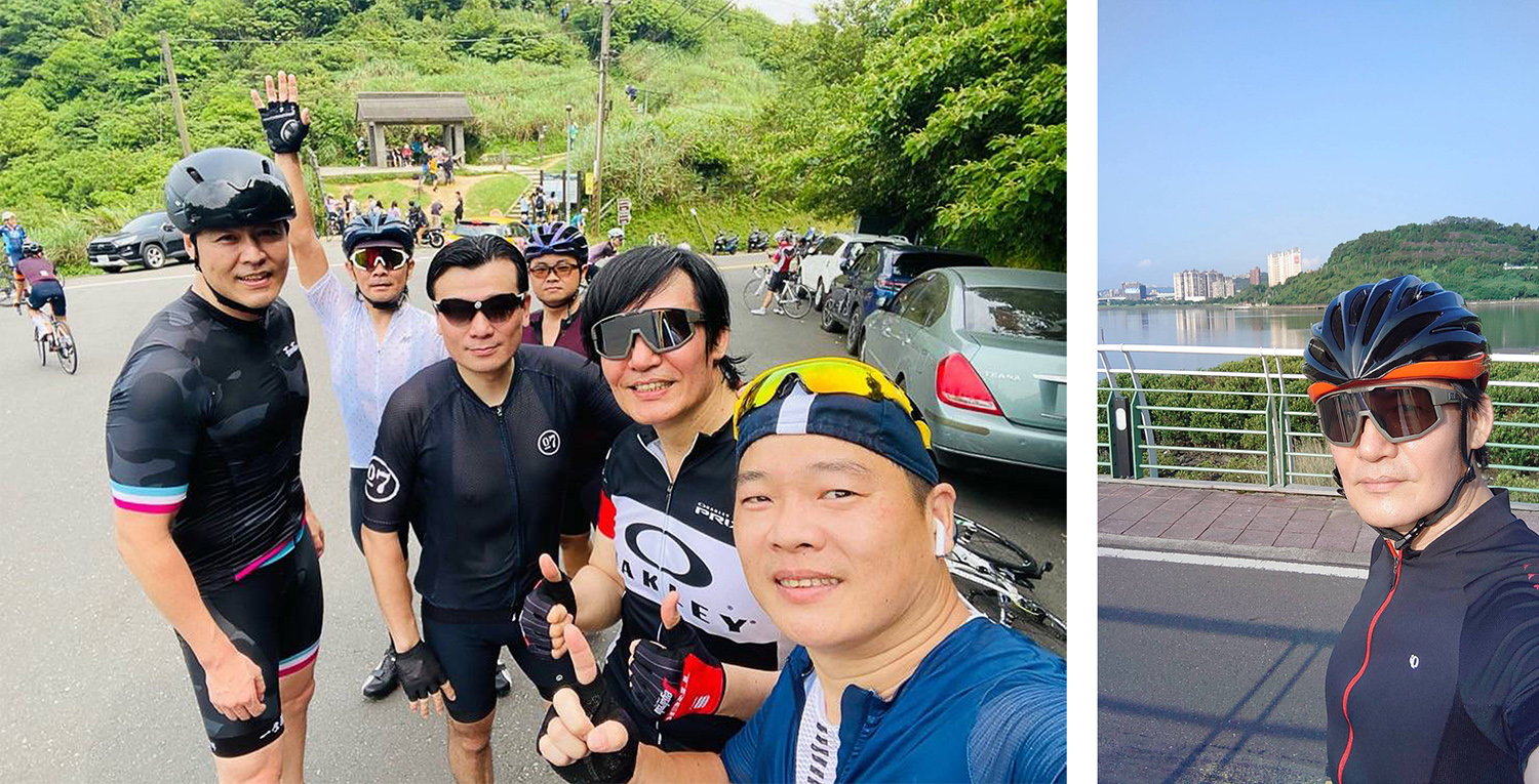 霍正奇最愛騎車運動,已經長達十多年(霍正奇提供)/騎車是霍正奇最愛的運動。(霍正奇提供)