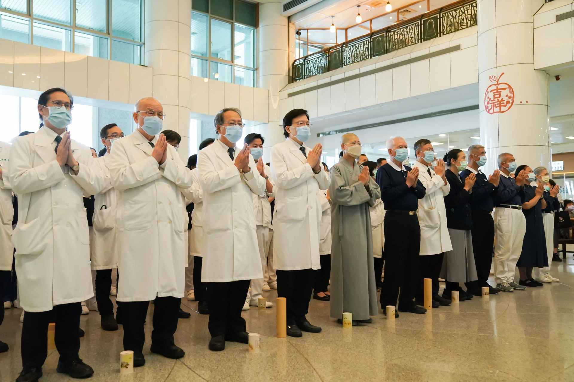 花蓮強震災情傳 臺北慈濟醫院募愛送祝福