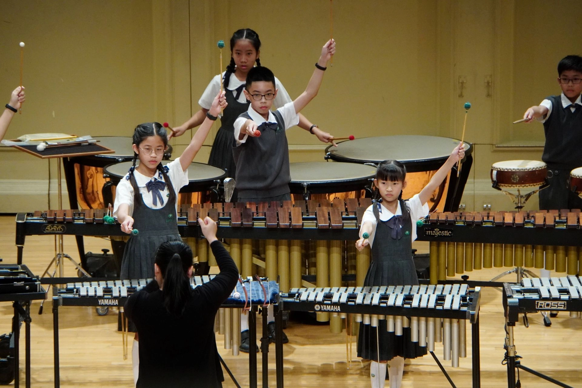 打擊樂團從創校成立以來成果豐碩，屢屢代表臺南市參加全國音樂比賽。
