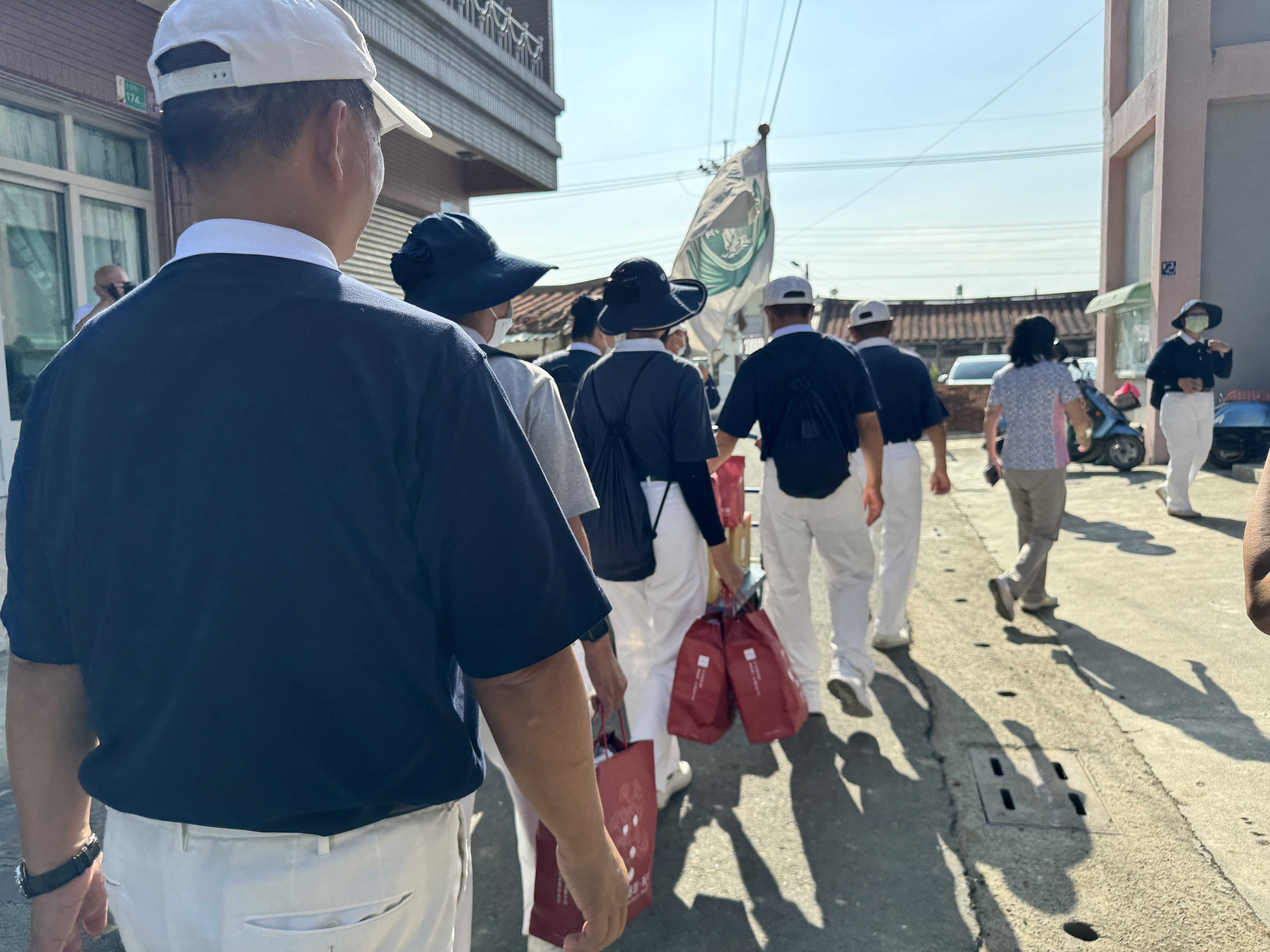 8月5日慈濟前往後壁區新嘉里、竹新里進行安心家訪