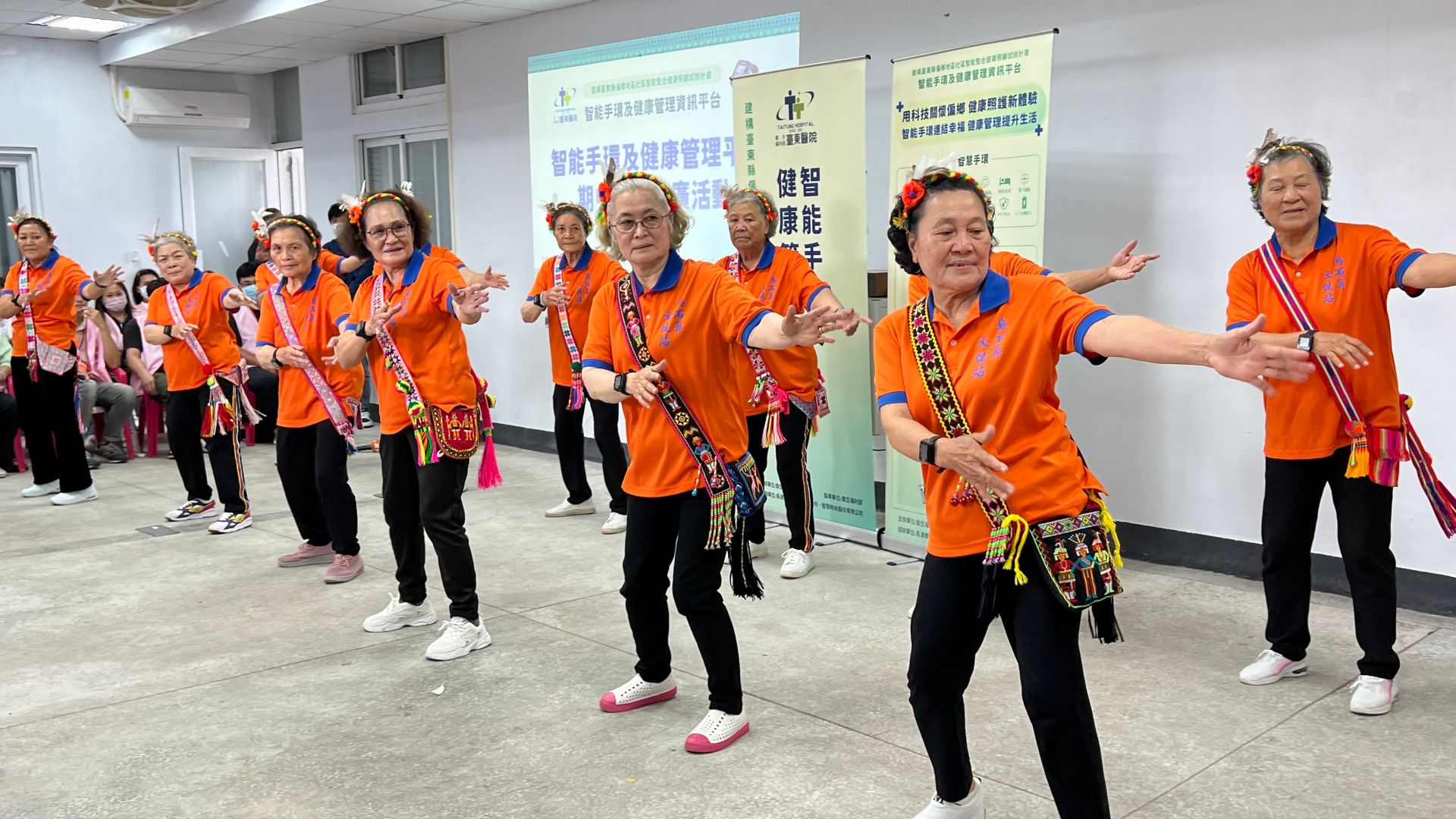 烏石鼻文健站為活動帶來精采的表演