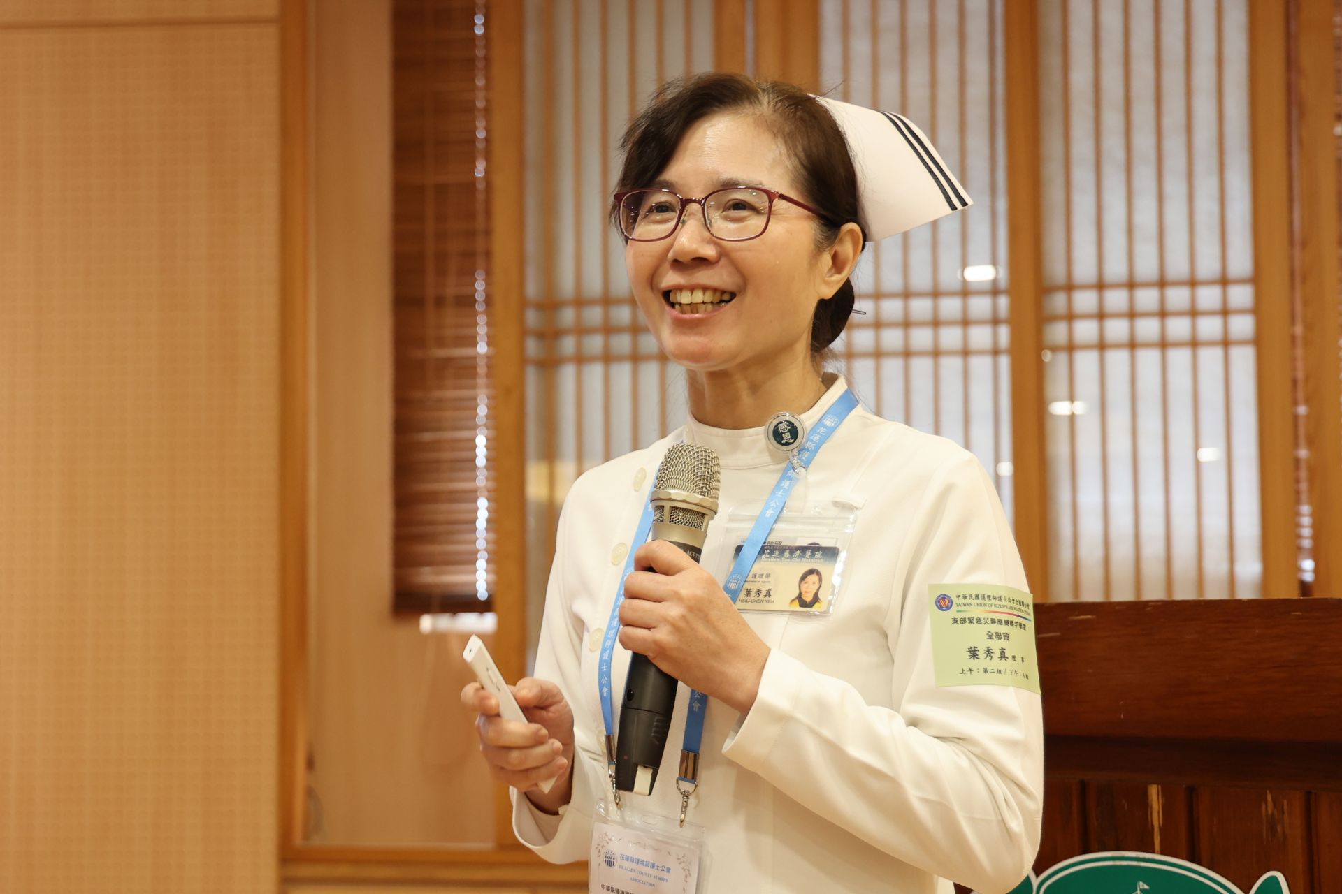 花蓮縣護理師護士公會理事長葉秀真說，護理師對於醫療及社會的發展，都扮演著重要的角色。