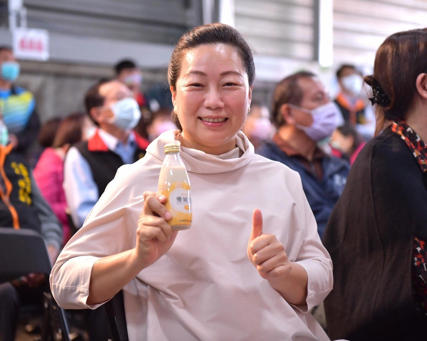 花蓮為臺灣有機首都，有機雜糧特作佔全臺三成，今年也將帶著鳳榮地區農會的有機豆奶前進東京食品展。