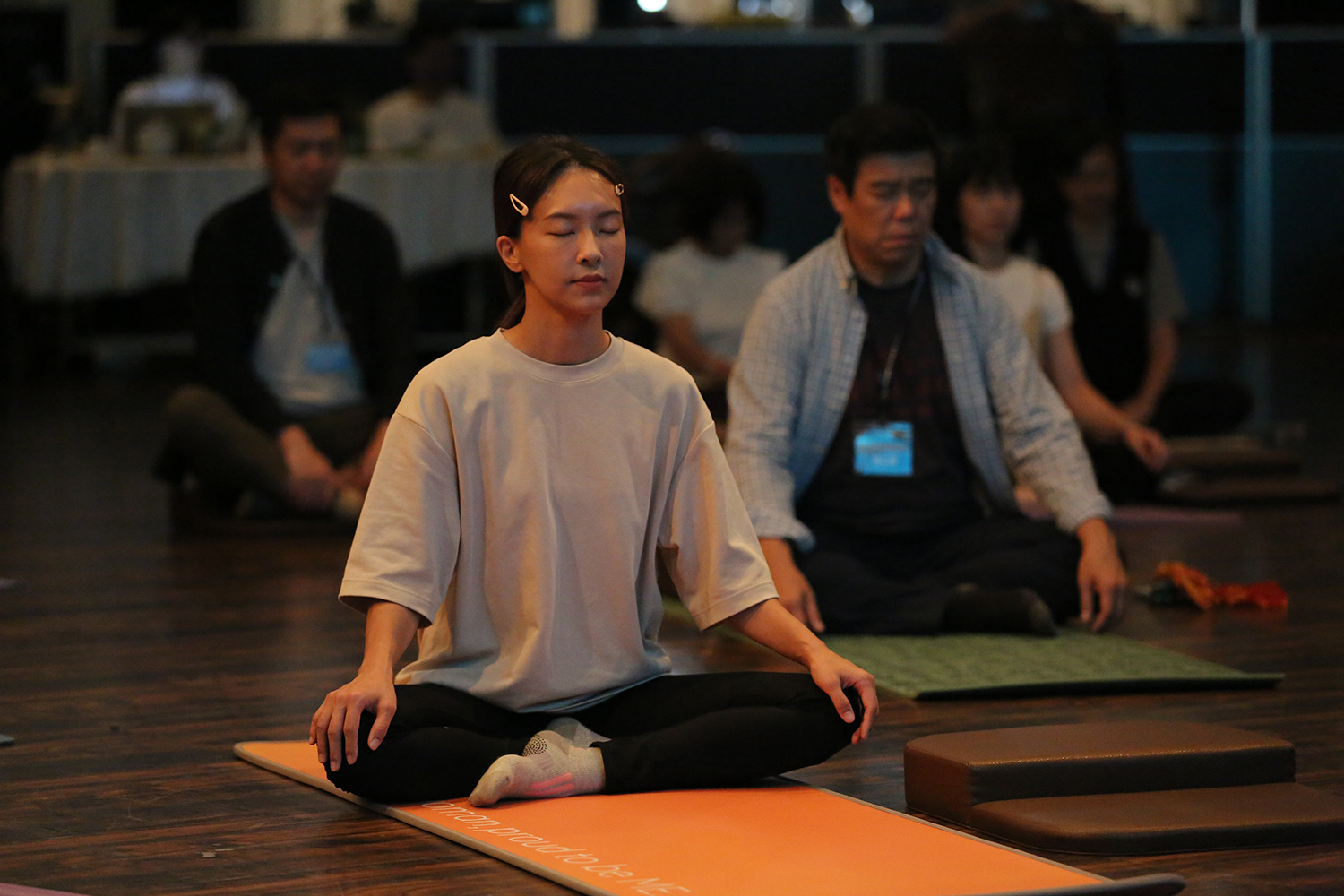 陳瑋薇參加「常不輕‧正念一日體驗」課程。