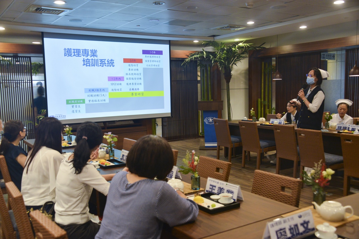 院方也特別邀請護理部主管介紹計畫內容。